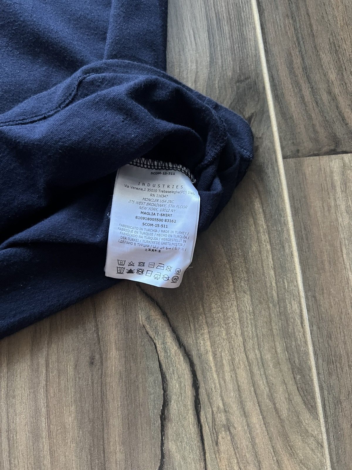 Moncler Moncler tee pocket polo short Size US L / EU 52-54 / 3 - 6 Thumbnail