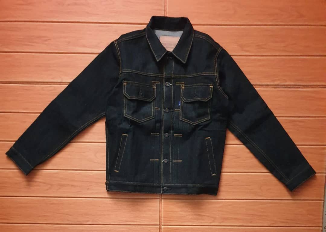 Japanese Brand Seventy four blue 16 oz salvedge jacket jeans Size US L / EU 52-54 / 3 - 5 Thumbnail