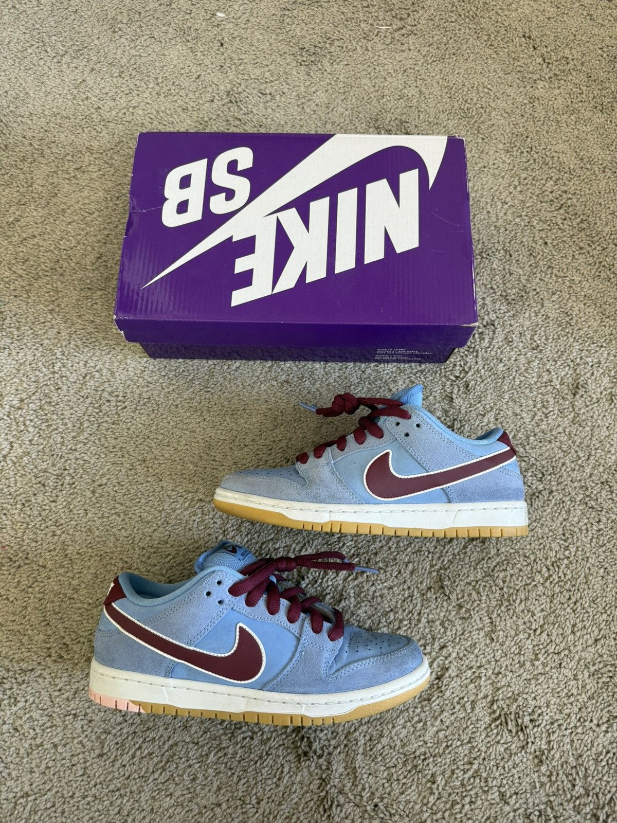 Nike SB Nike SB Phillies Dunk Low PRM Size US 5.5 / EU 38 - 5 Thumbnail