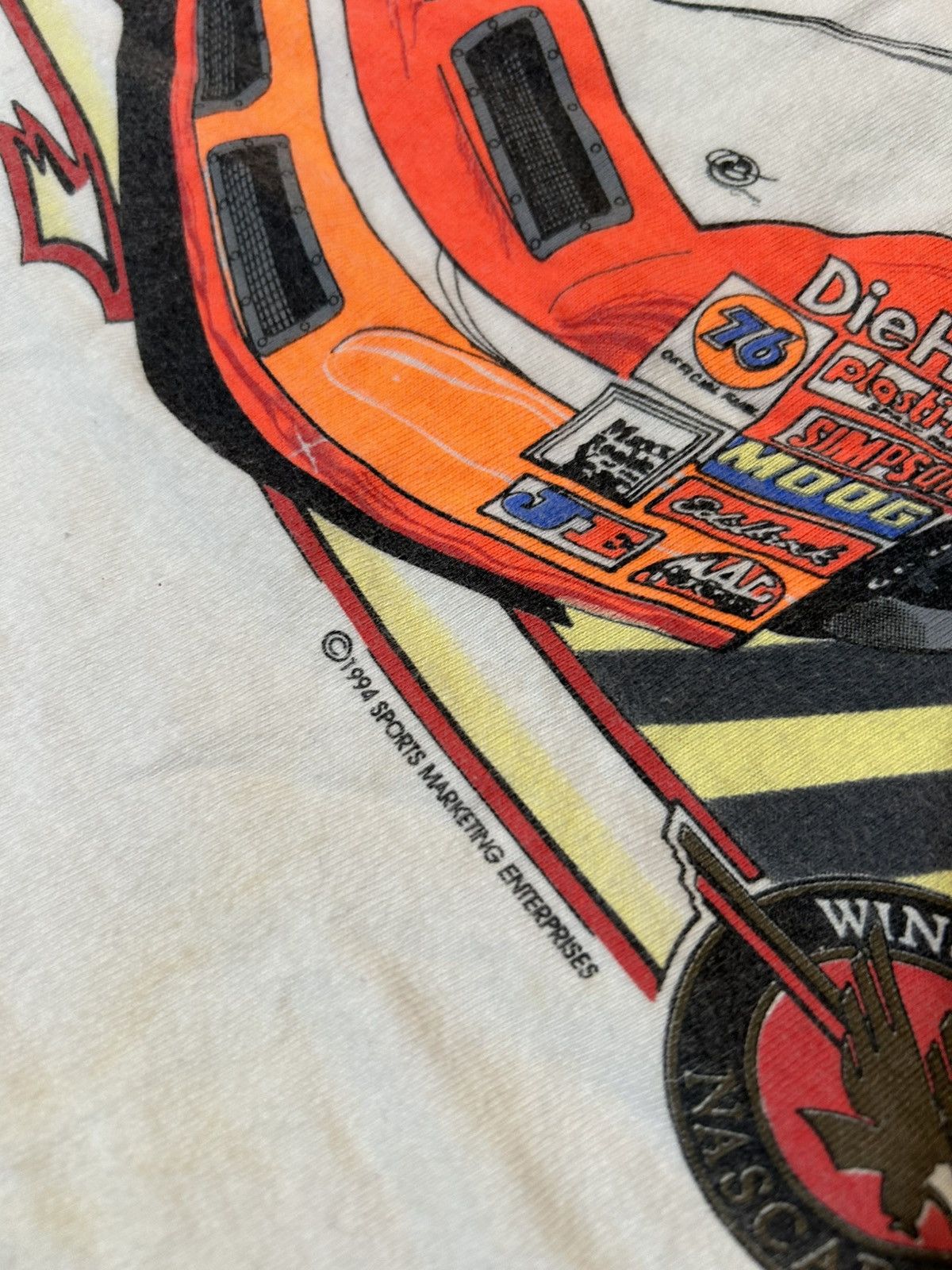 NASCAR × Vintage Vintage 90s t shirt Size US M / EU 48-50 / 2 - 2 Thumbnail