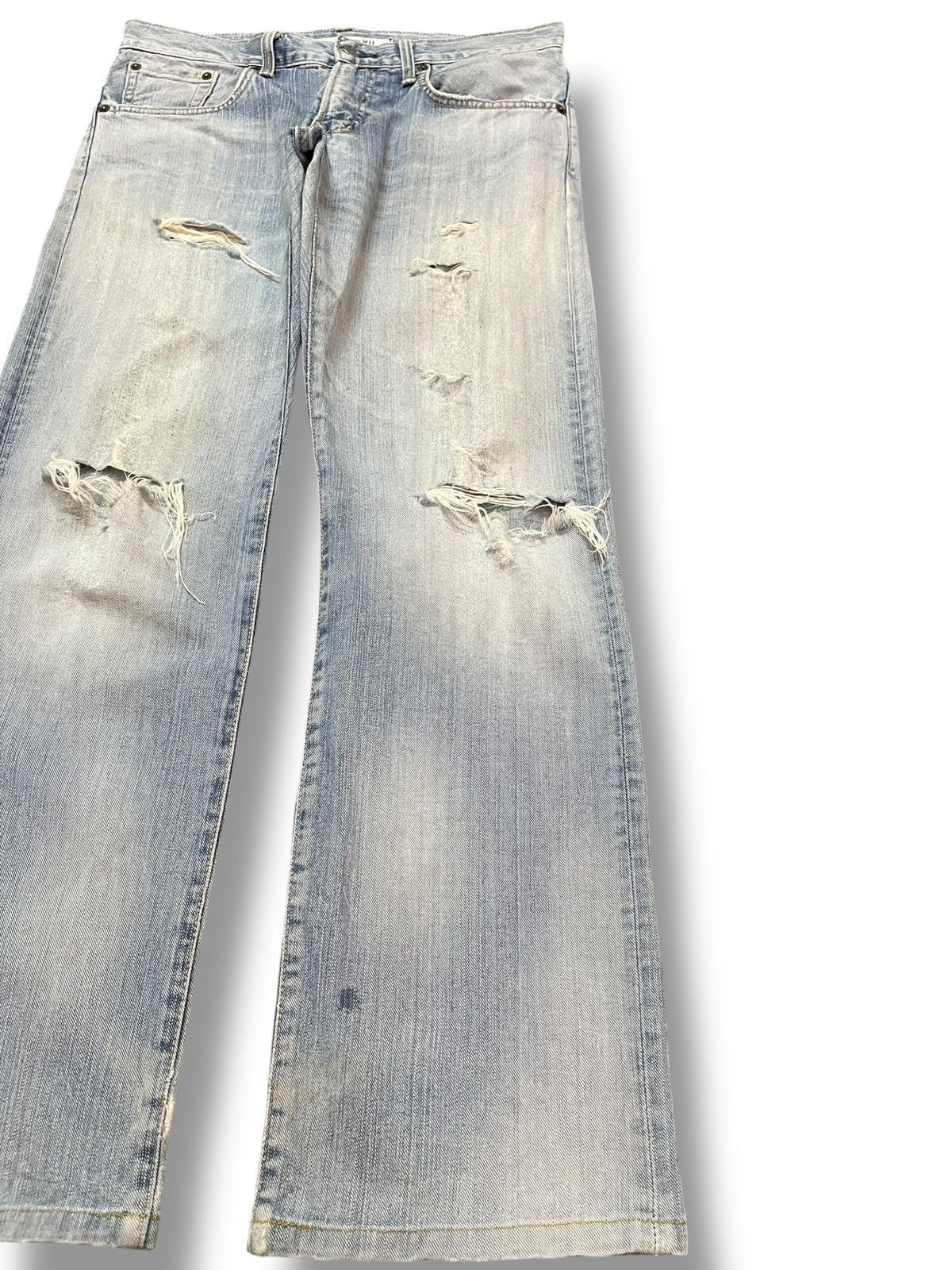 Edwin Vintage Edwin Exclusive Vintage Faded Distressed Denim Size US 33 - 5 Thumbnail