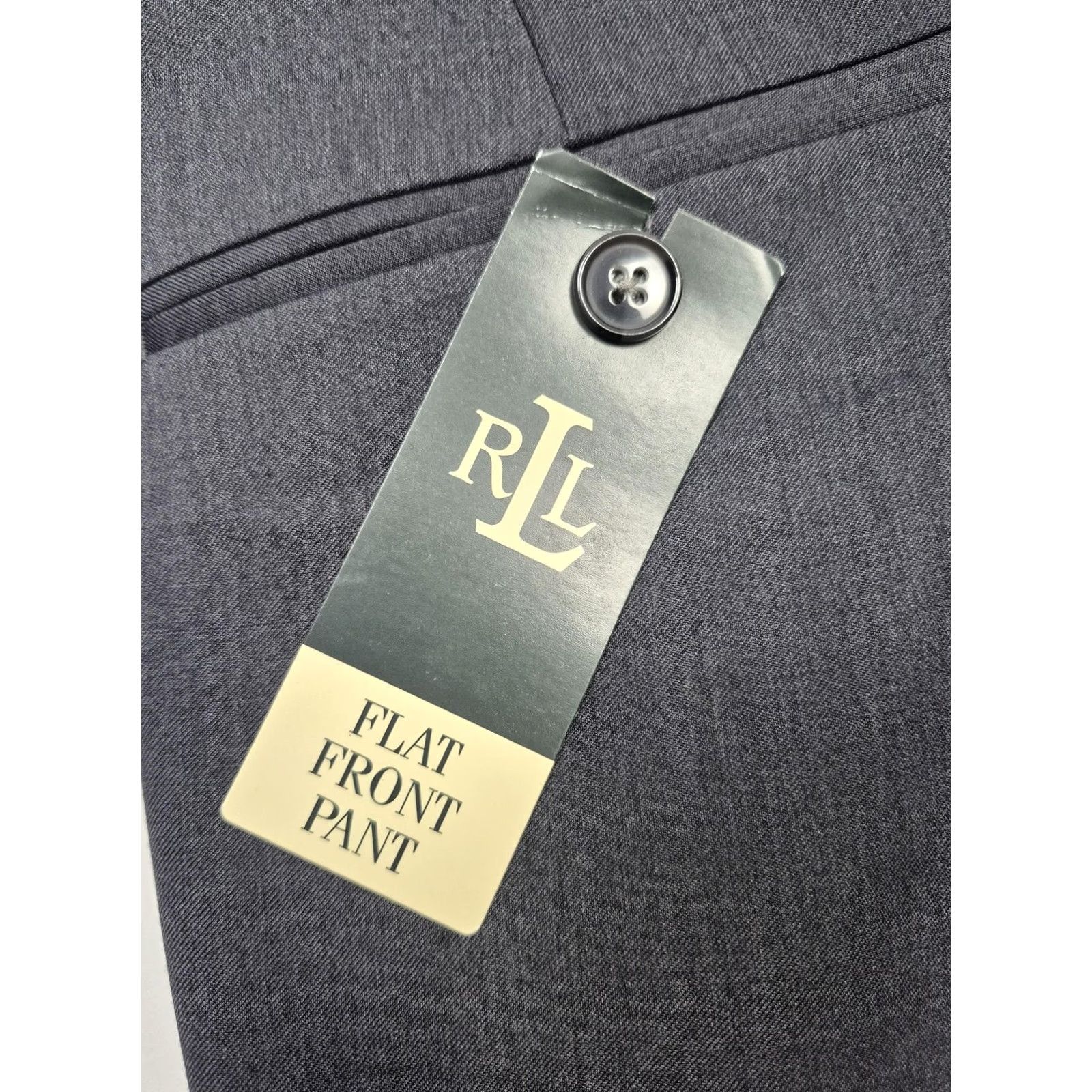Ralph Lauren Lauren Ralph Lauren Dress Pants Mens 46x34 Gray Flat Front NWT Office Business Dress Pants Mens 46W x 34L Gray Size US 30 / EU 46 - 4 Thumbnail