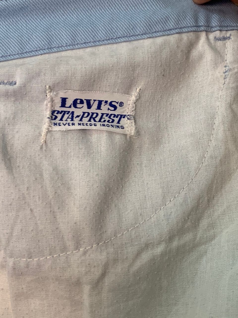 If Six Was Nine × Levi's × Vintage Vintage Levis sta-prest Size US 33 - 8 Thumbnail