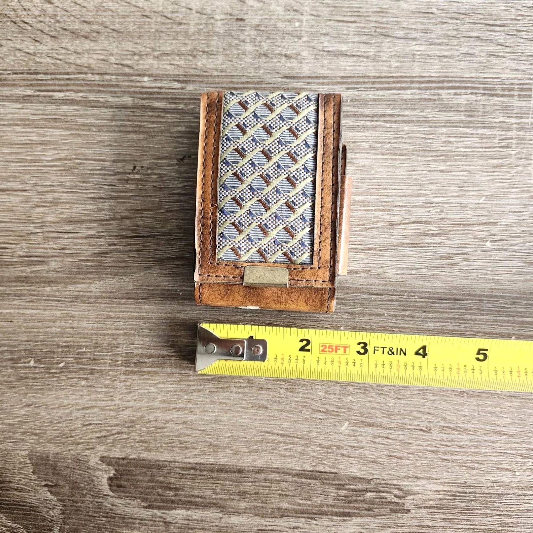 Vintage VINTAGE Brown Card Wallet Holder Men Wallet Brown Pattern Design Men Size ONE SIZE - 5 Thumbnail