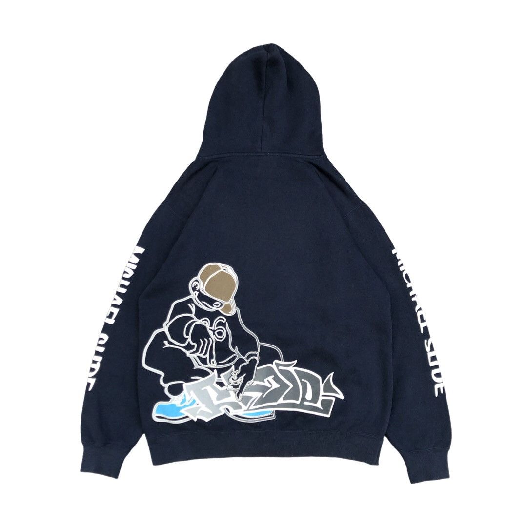 Vintage Vintage y2k Dack Dive Hip Hop Hoodie Size US L / EU 52-54 / 3 - 2 Thumbnail