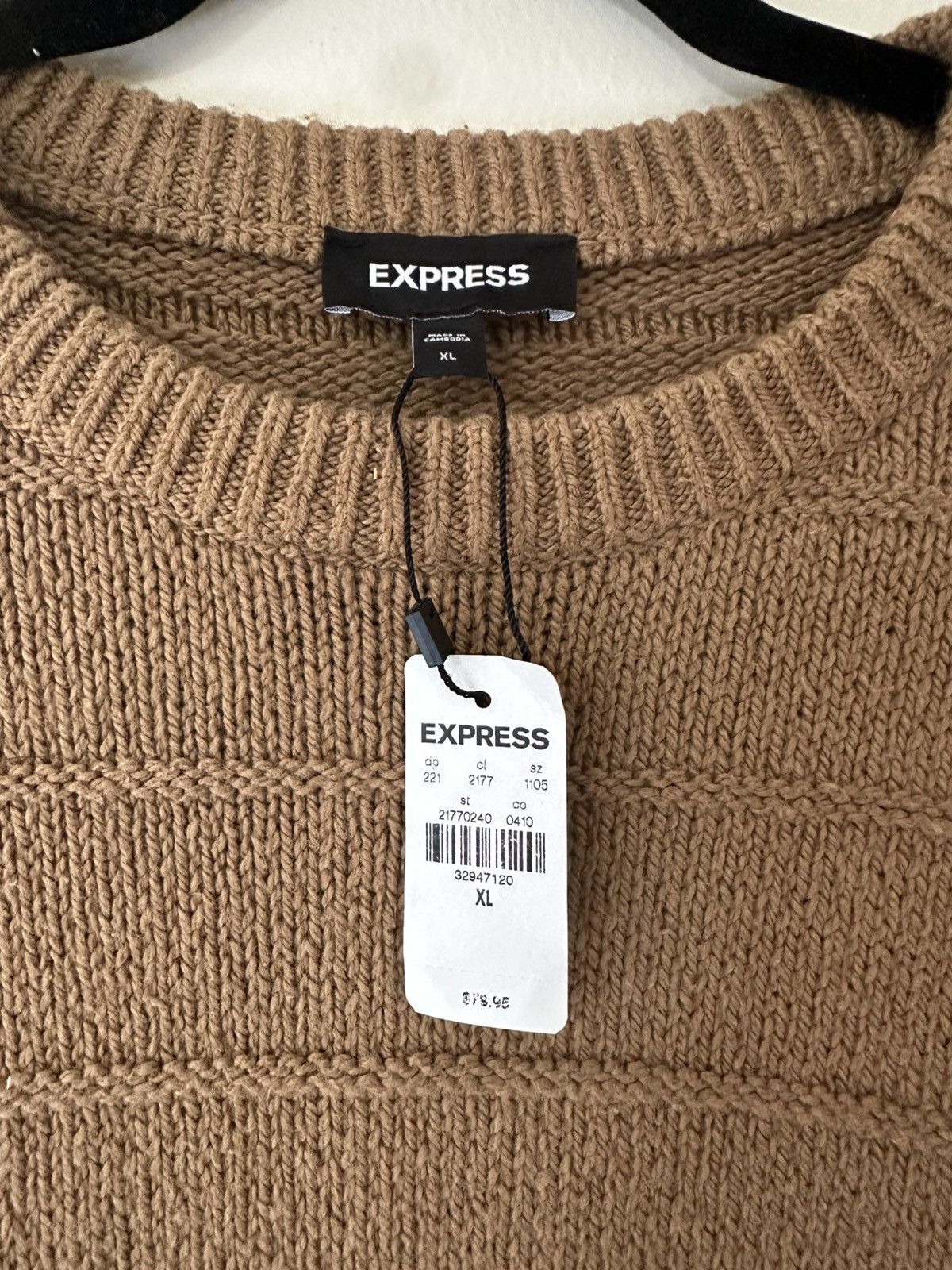 Express Express Ribbed Knit Sweater Size US XL / EU 56 / 4 - 2 Thumbnail
