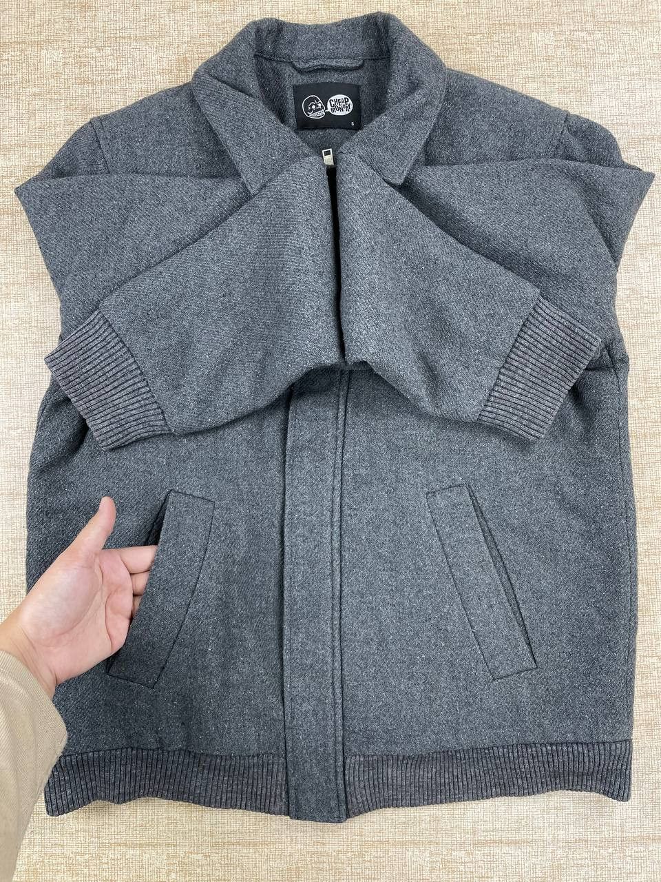 Cheap Monday × Vintage VINTAGE CHEAP MONDAY WOOL QUON ZIPPER JACKET Size US M / EU 48-50 / 2 - 6 Thumbnail