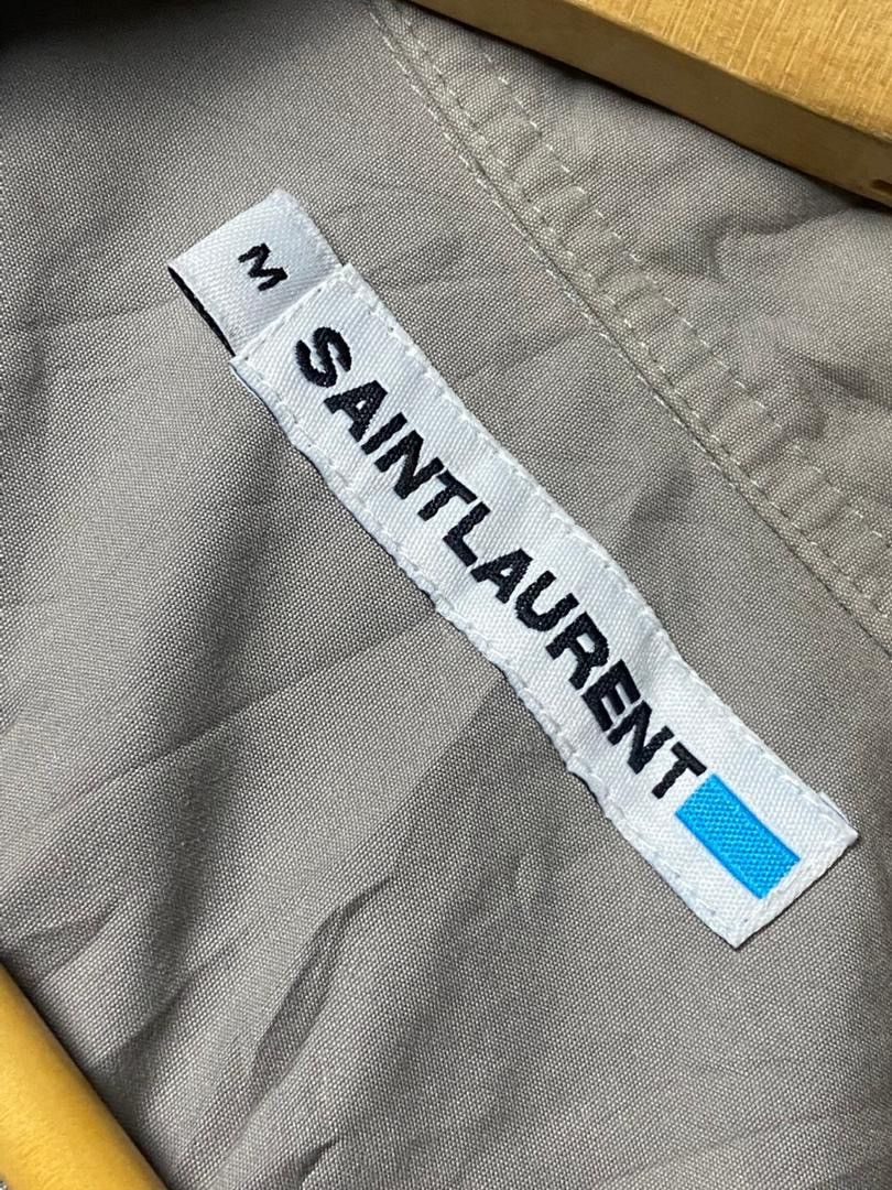 Saint Laurent Paris Saint Laurent Quarter Zip Short Sleeve Polo Shirt (171) Size US M / EU 48-50 / 2 - 6 Thumbnail