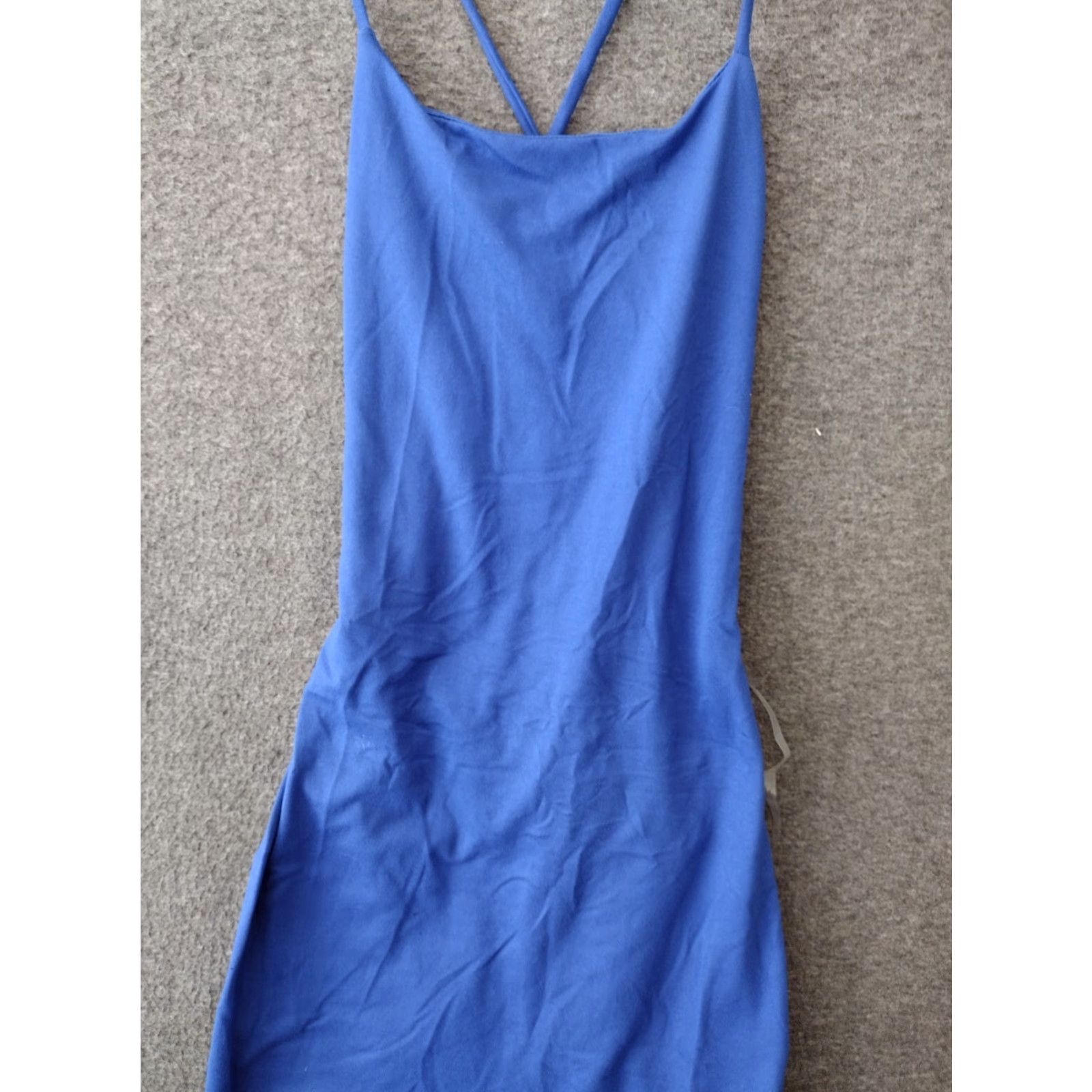 Vintage Codigo Maxi Dress Women's S Blue Maxi Dress Sleeveless Open Back Sexy Spaghetti Strap Size S / US 4 / IT 40 - 6 Thumbnail