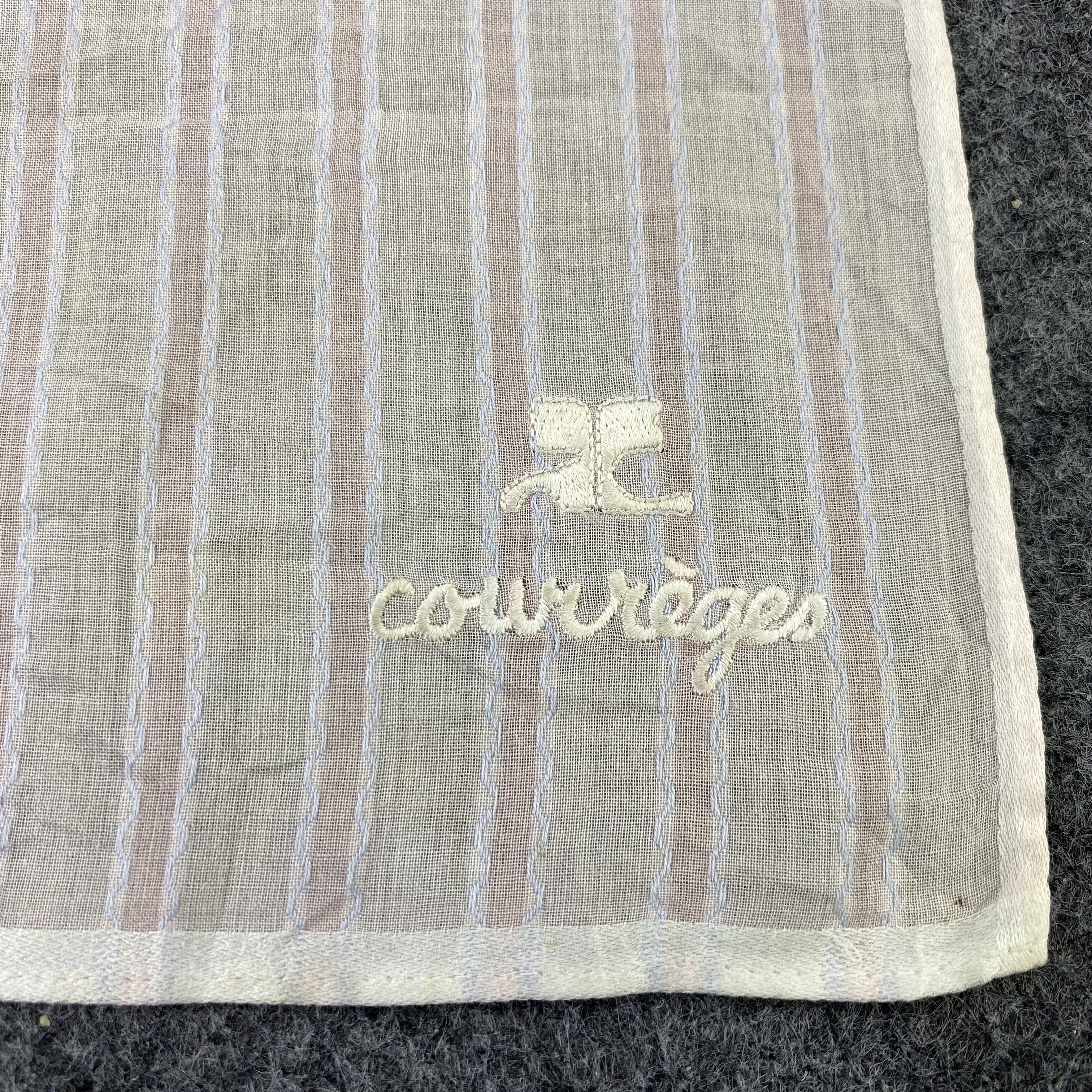 Courreges Courreges Homme Handkerchief / Neckerchief / Bandana-B493 Size ONE SIZE - 5 Thumbnail