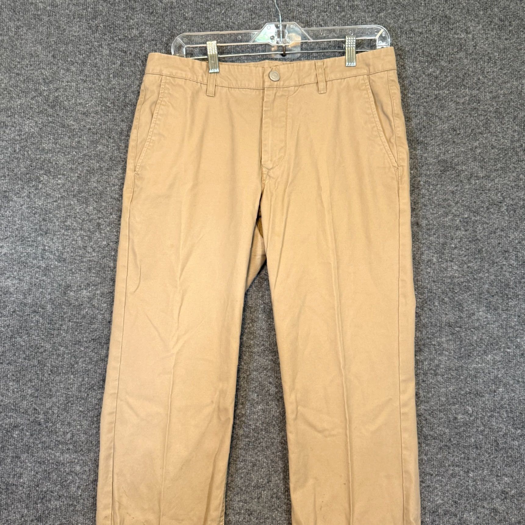 Bonobos Bonobos Pants Mens 32 Chino Flat Front Beige Khaki Pockets Pleated Casual Preppy Regular Fit 32 Inseam Size US 32 / EU 48 - 3 Thumbnail