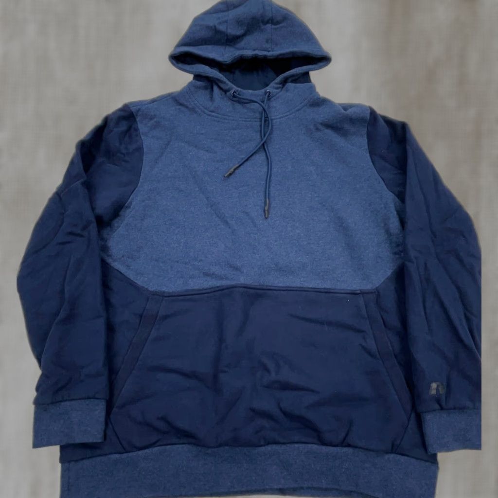 Russell Athletic Russell Hoodie Men L Blue Sweatshirt Fleece Athletic Training Reg Size US L / EU 52-54 / 3 - 1 Thumbnail