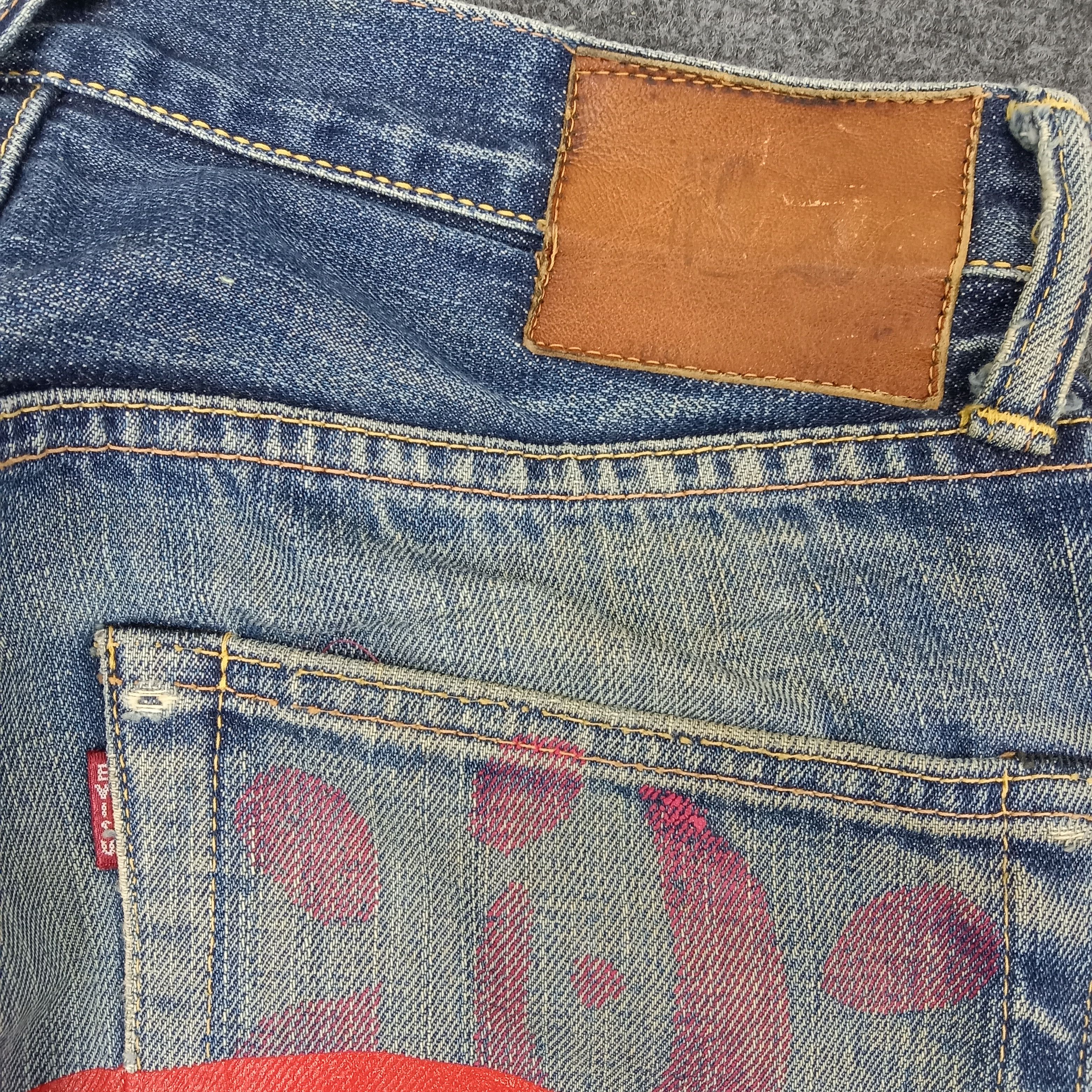 Evisu Evisu Japanese Brand Daicock Custom Selvedge Jeans Size US 27 - 3 Thumbnail