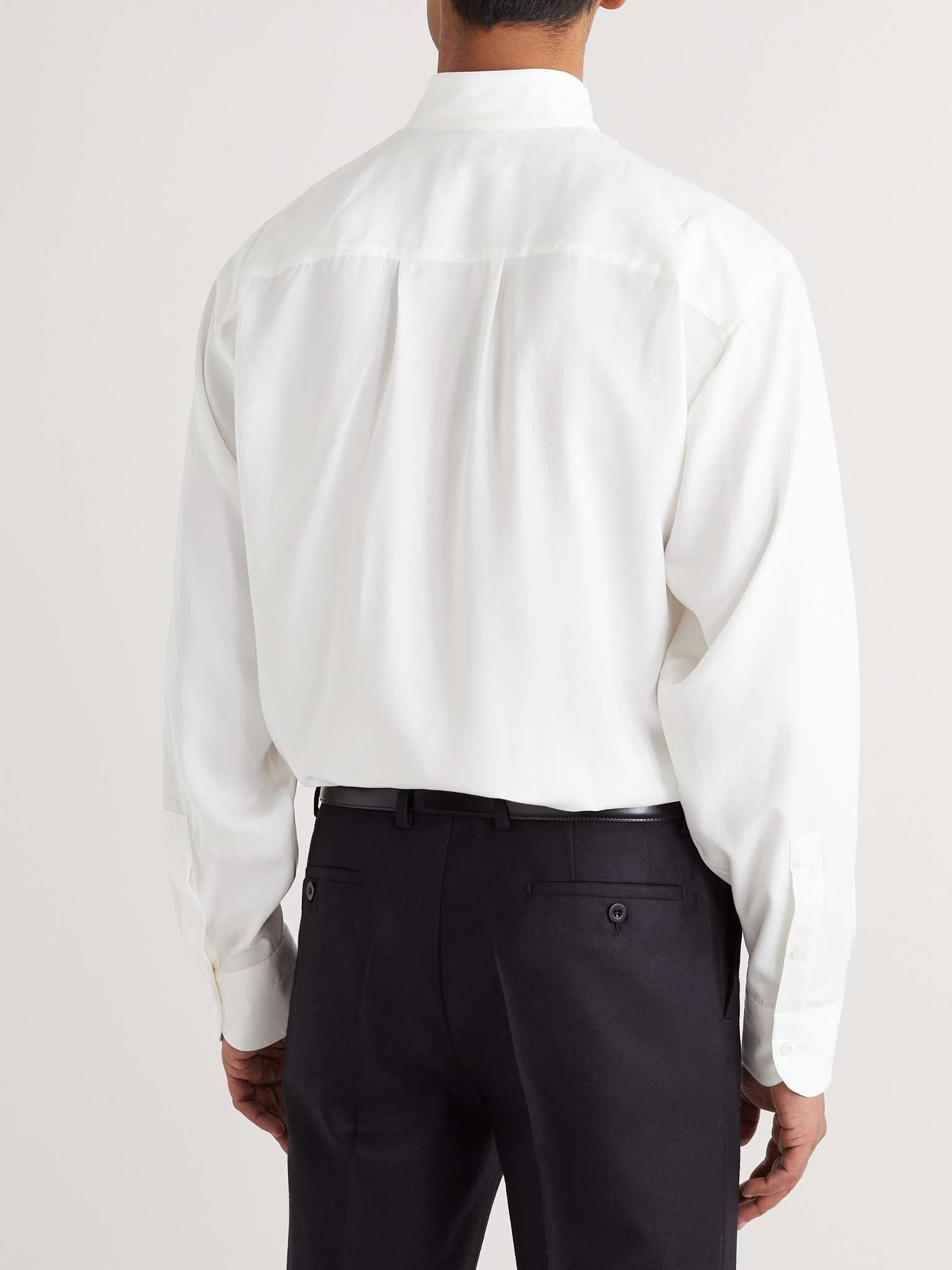 Tom Ford o1loc1c1224 94YQGM Tuxedo Shirt in White Size US S / EU 44-46 / 1 - 3 Thumbnail
