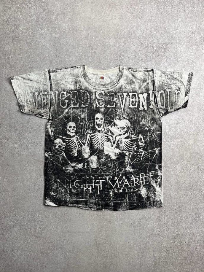 Band Tees Vintage Avenged Sevenfold Nigthmare Alloverprint T-shirt M Size US M / EU 48-50 / 2 - 1 Thumbnail