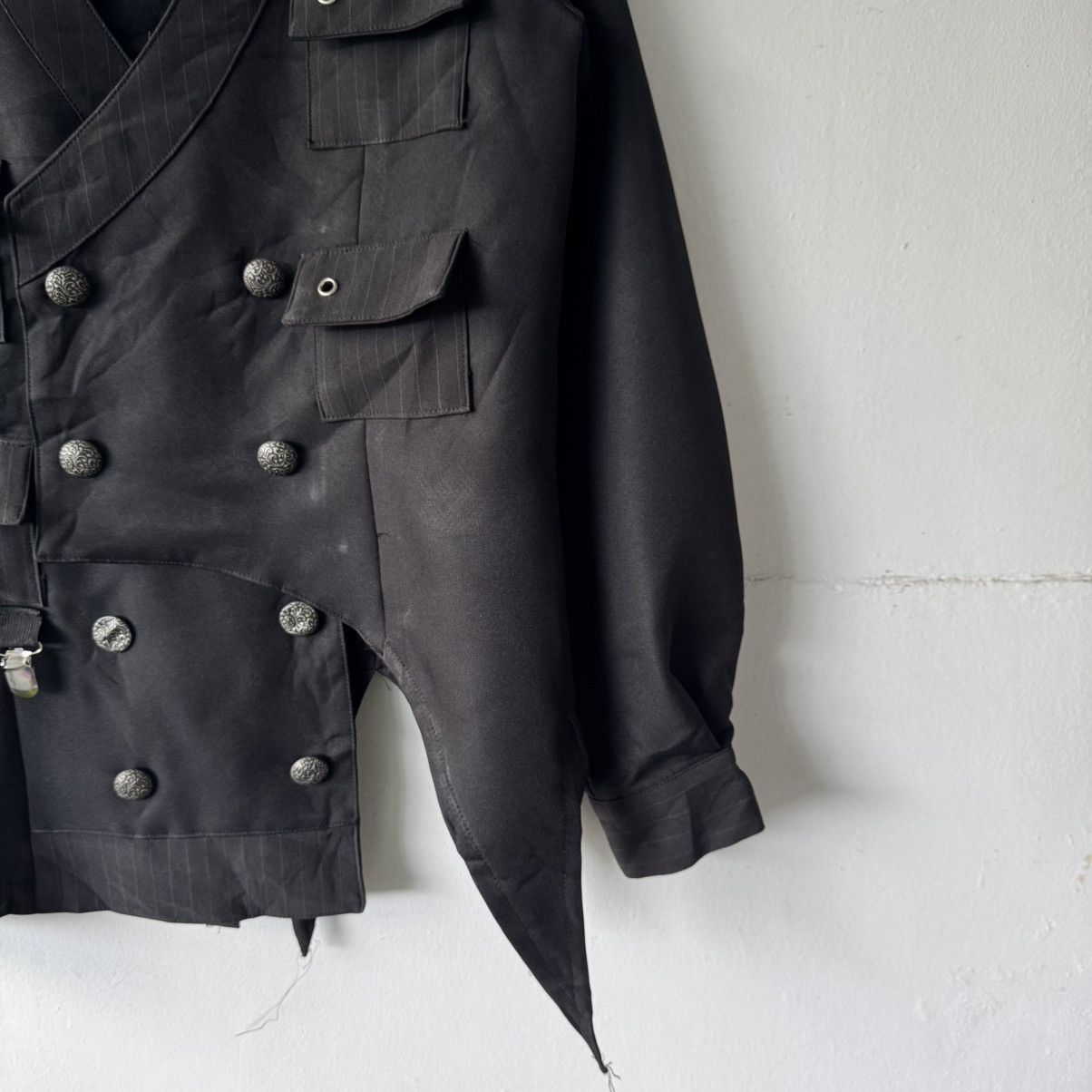 If Six Was Nine Unbrand Gothic Cyber Punk Emo asymmetrical Jacket Size US M / EU 48-50 / 2 - 5 Thumbnail
