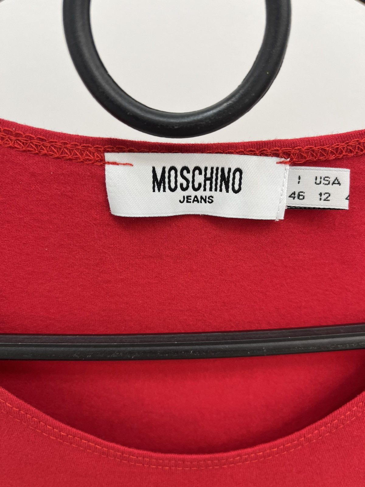 Moschino Vintage Moschino Y2K Metal Rivets Tank T-shirt Tee Size L / US 10 / IT 46 - 4 Thumbnail