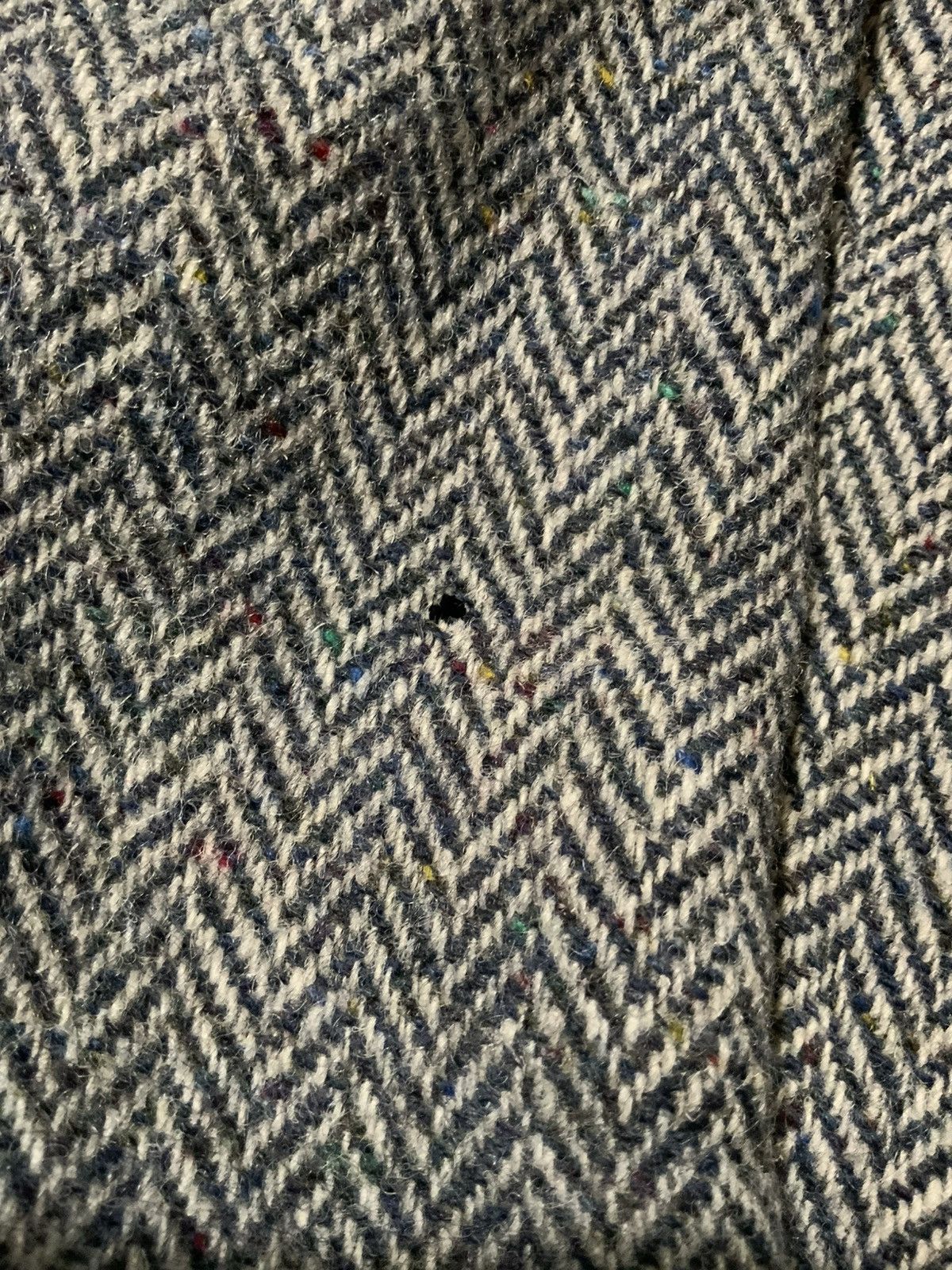 Harris Tweed VTG Harris Tweed Handwoven Wool Herringbone Blazer Jacket Size 42R - 7 Thumbnail