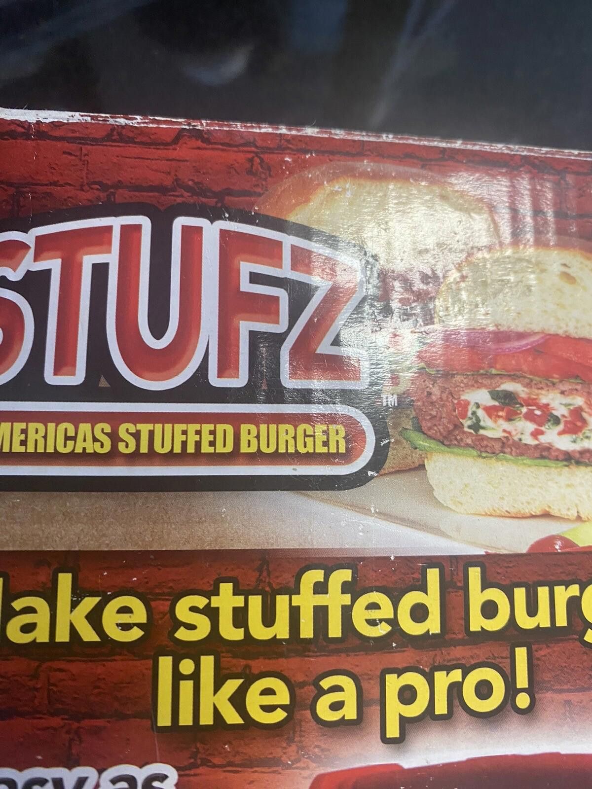 Other STUFZ Burger Stuffer Hamburger Maker Stuff BBQ As Seen On TV Size ONE SIZE - 4 Thumbnail