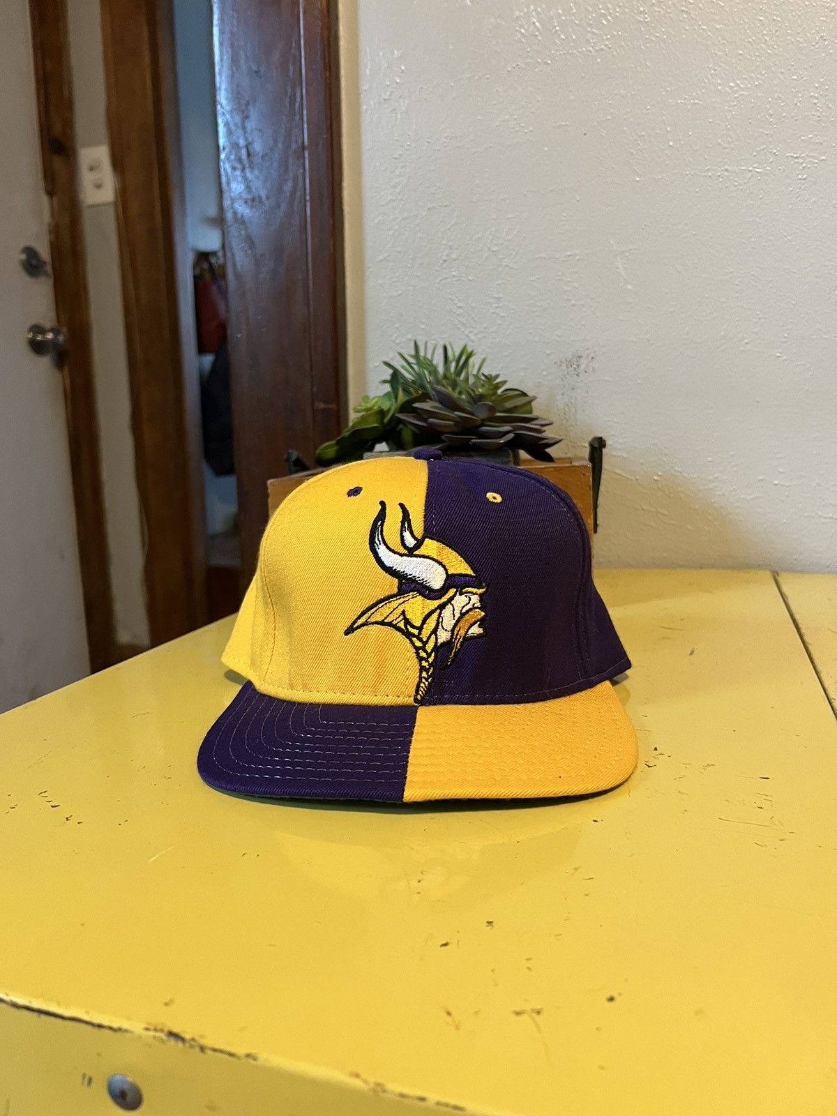 American Needle × Vintage Vintage Minnesota Vikings American Needle Hat 7 3/8 Size ONE SIZE - 1 Thumbnail