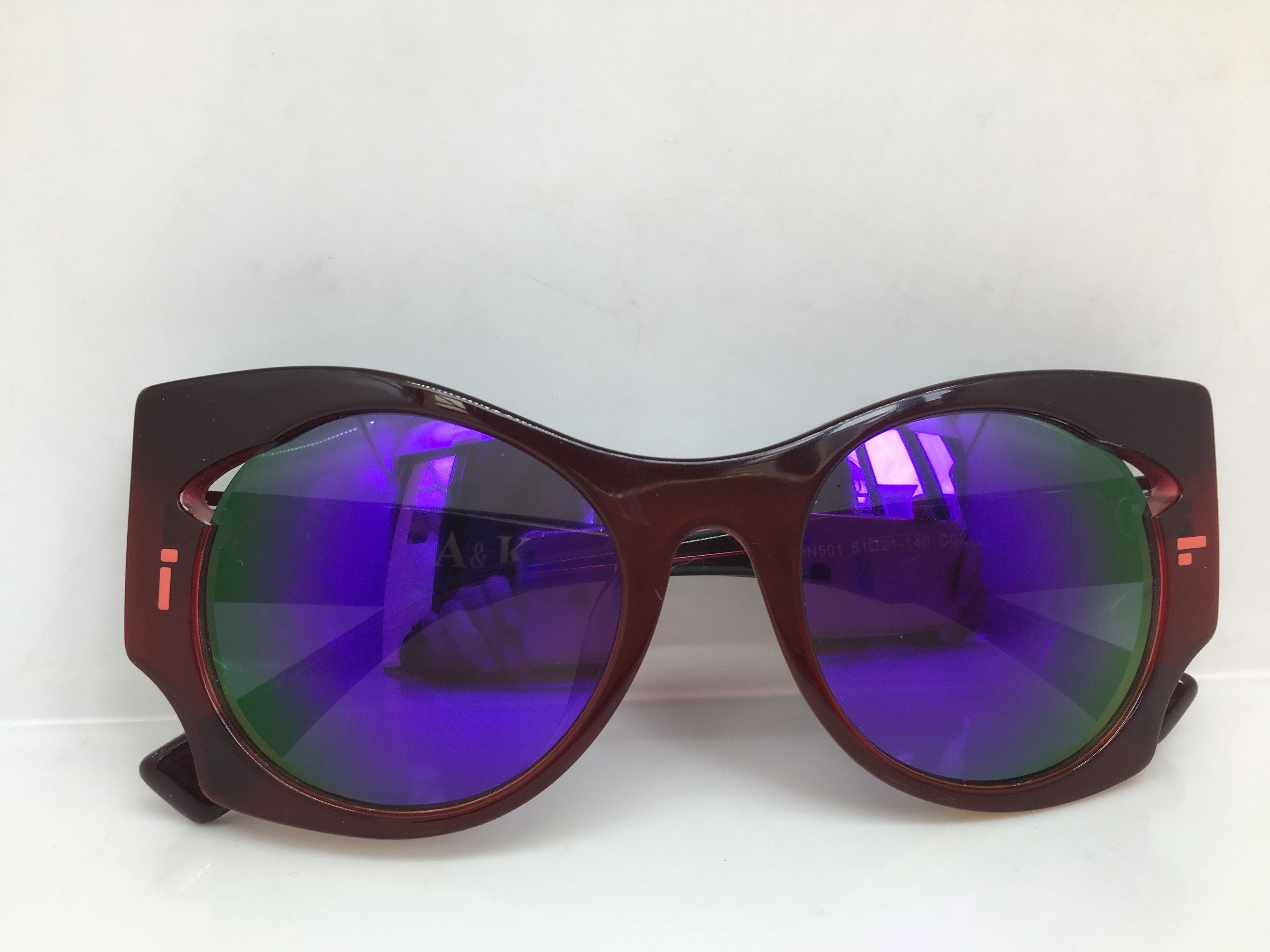 Other Handmade Acetate RUNWAY SHOW Cateye Round Sunglasses Size ONE SIZE - 6 Thumbnail