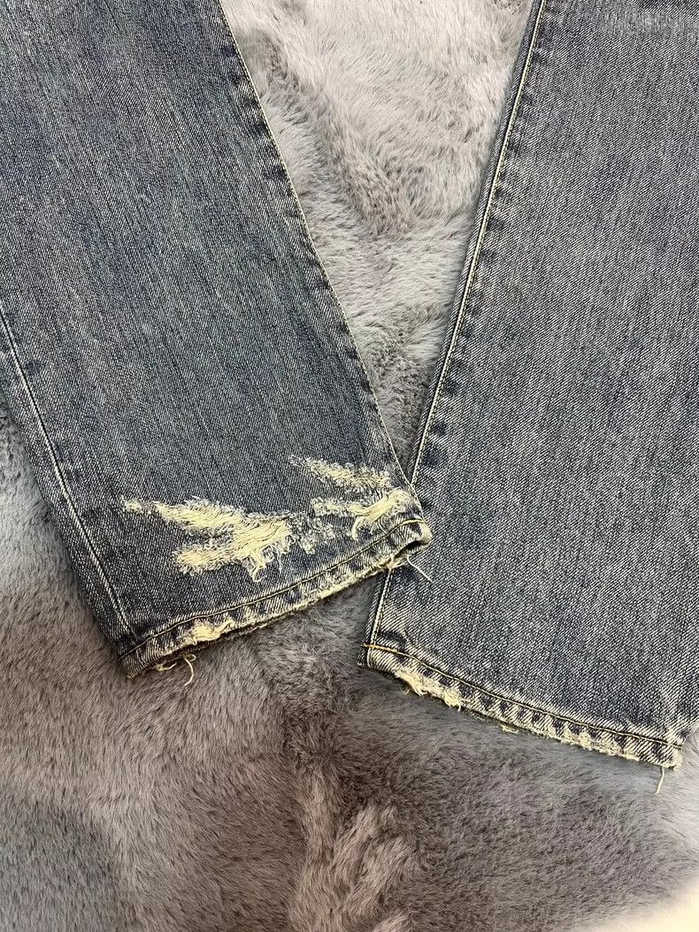 Saint Laurent Paris Saint Laurent Paris14 Spring and Summer Cat Whiskers Washe Size US 34 / EU 50 - 7 Thumbnail