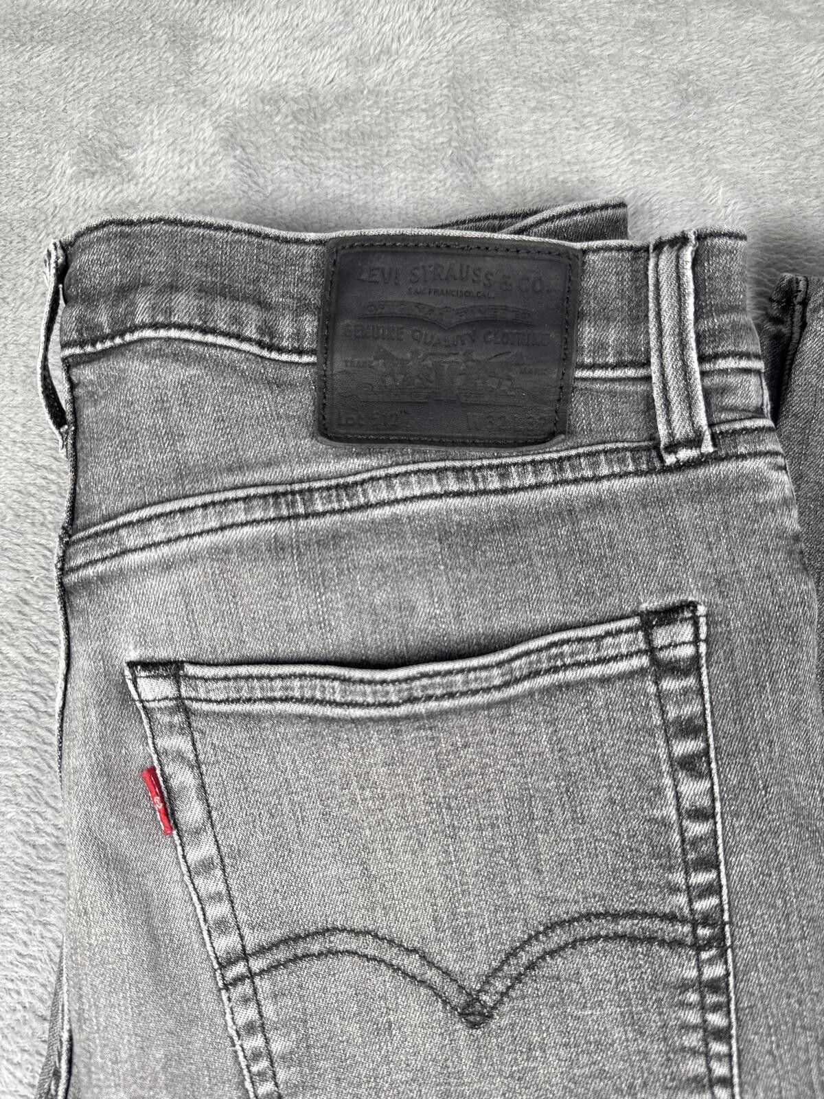Levi's Levi's 512 Grey Slim Fit Jeans W32 Size US 32 / EU 48 - 2 Thumbnail