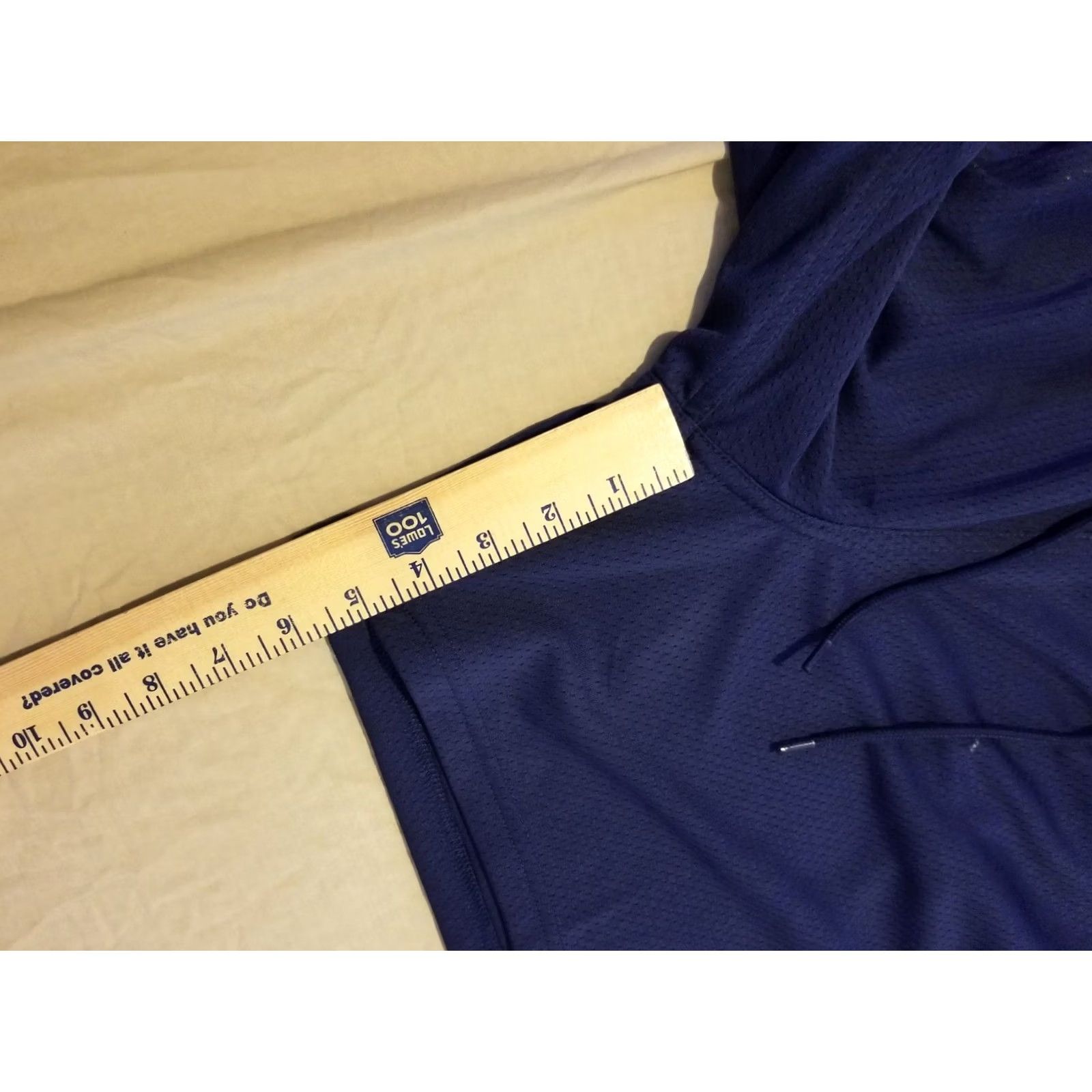 Nike Nike Mens Large Blue Athletic Gym Workout Shorts, Elastic Waist Drawstring, Polyester Size US 33 - 7 Thumbnail