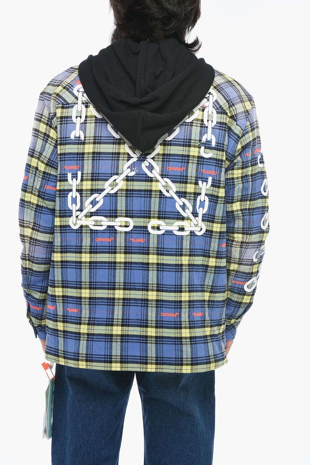 Off-White og1mm0426 Flannel Jacket in Multicolor Size US XS / EU 42 / 0 - 2 Thumbnail