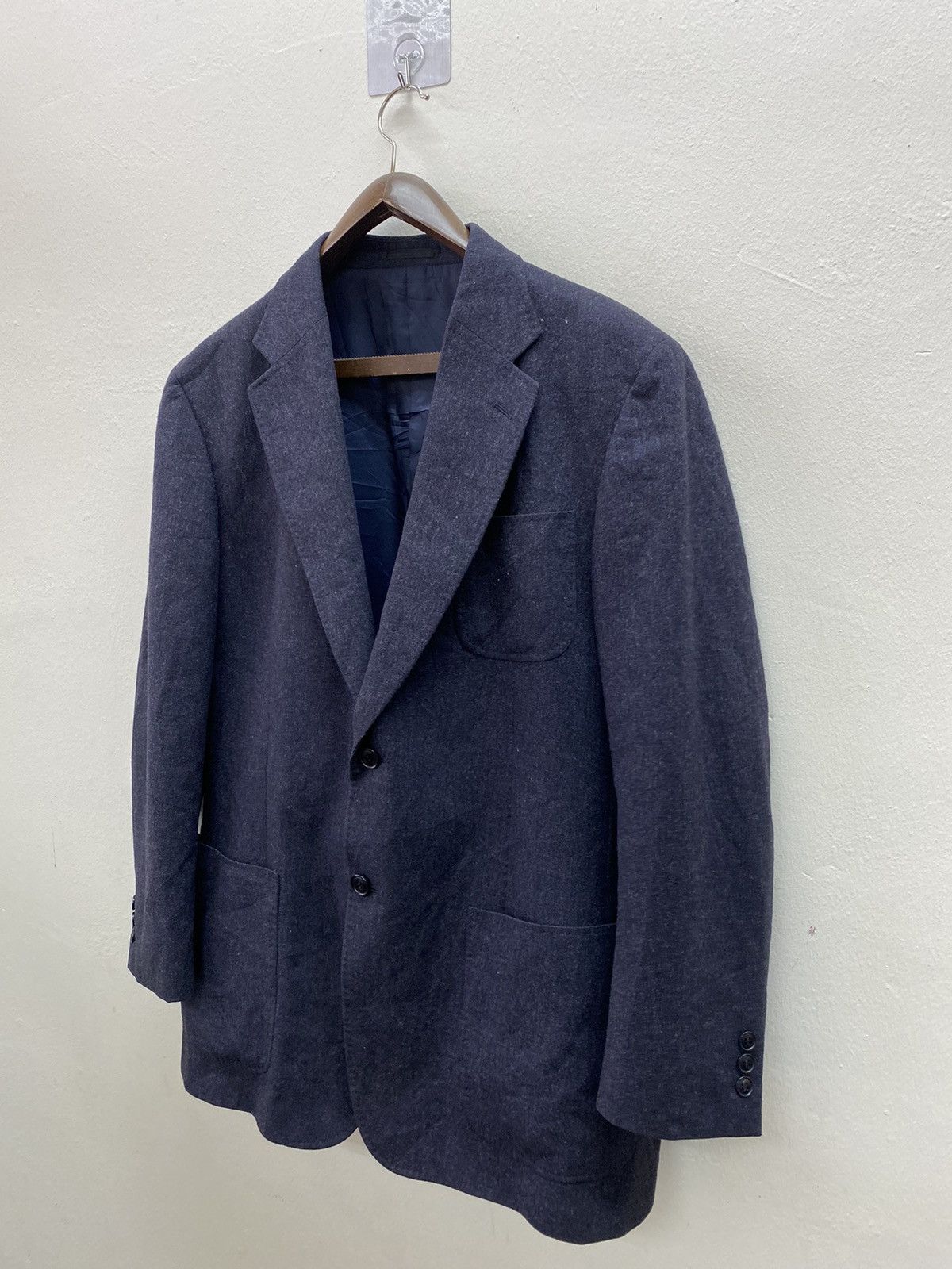 Lanvin Vintage Lanvin Classique wool blazer Jacket Size US L / EU 52-54 / 3 - 2 Thumbnail
