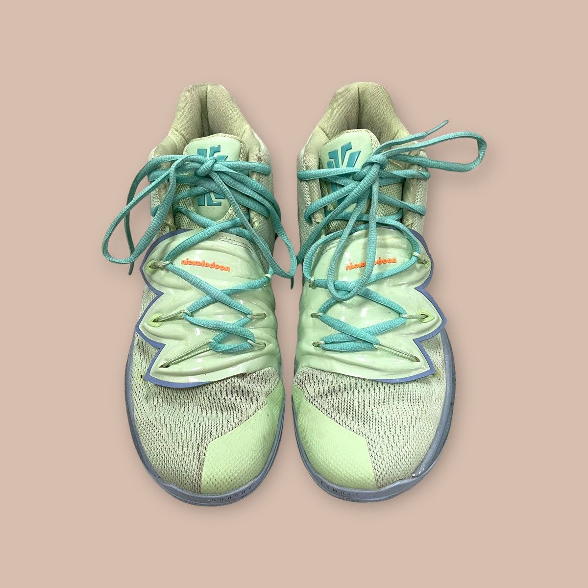 Nickelodeon Nike Kyrie 5 x SpongeBob SquarePants 'Squidward' Size US 10 / EU 43 - 2 Thumbnail
