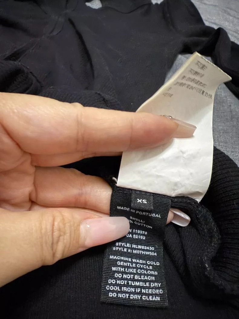 HELMUT LANG Cut-out design T-shirt