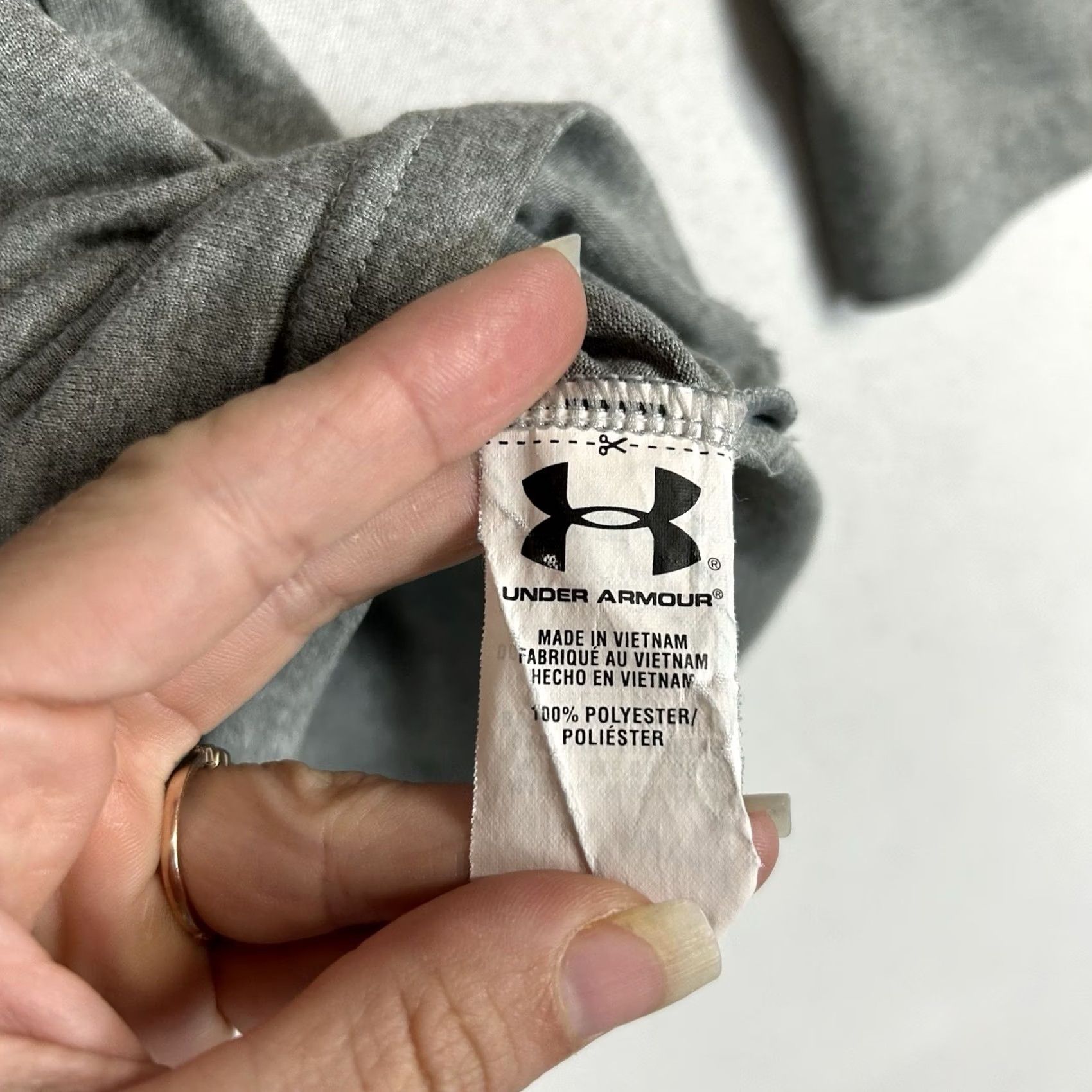 Under Armour Under Armour HeatGear Pullover 1/4 Zip Shirt Mens M Gray Long Sleeve Mock Neck Activewear Cross Training Gym Running Golf Vas Cup Size US M / EU 48-50 / 2 - 5 Thumbnail