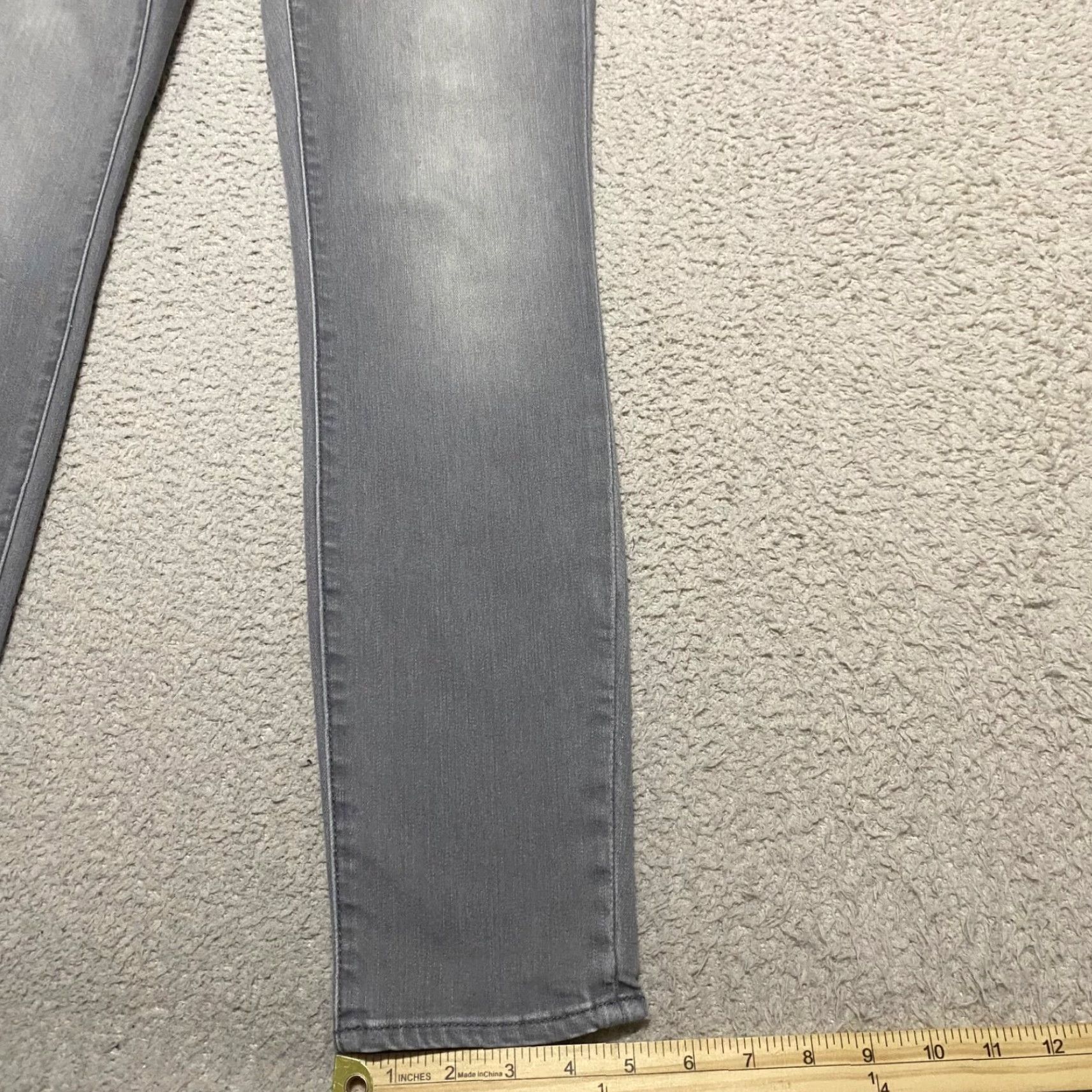 Athleta Athleta Jeans Womens Skinny Mid Rise Inseam 29" Gray Size 6 Denim Cotton Polyester Spandex Regular 28" Waist 8.5-10.5 in Size 28" / US 6 / IT 42 - 2 Thumbnail