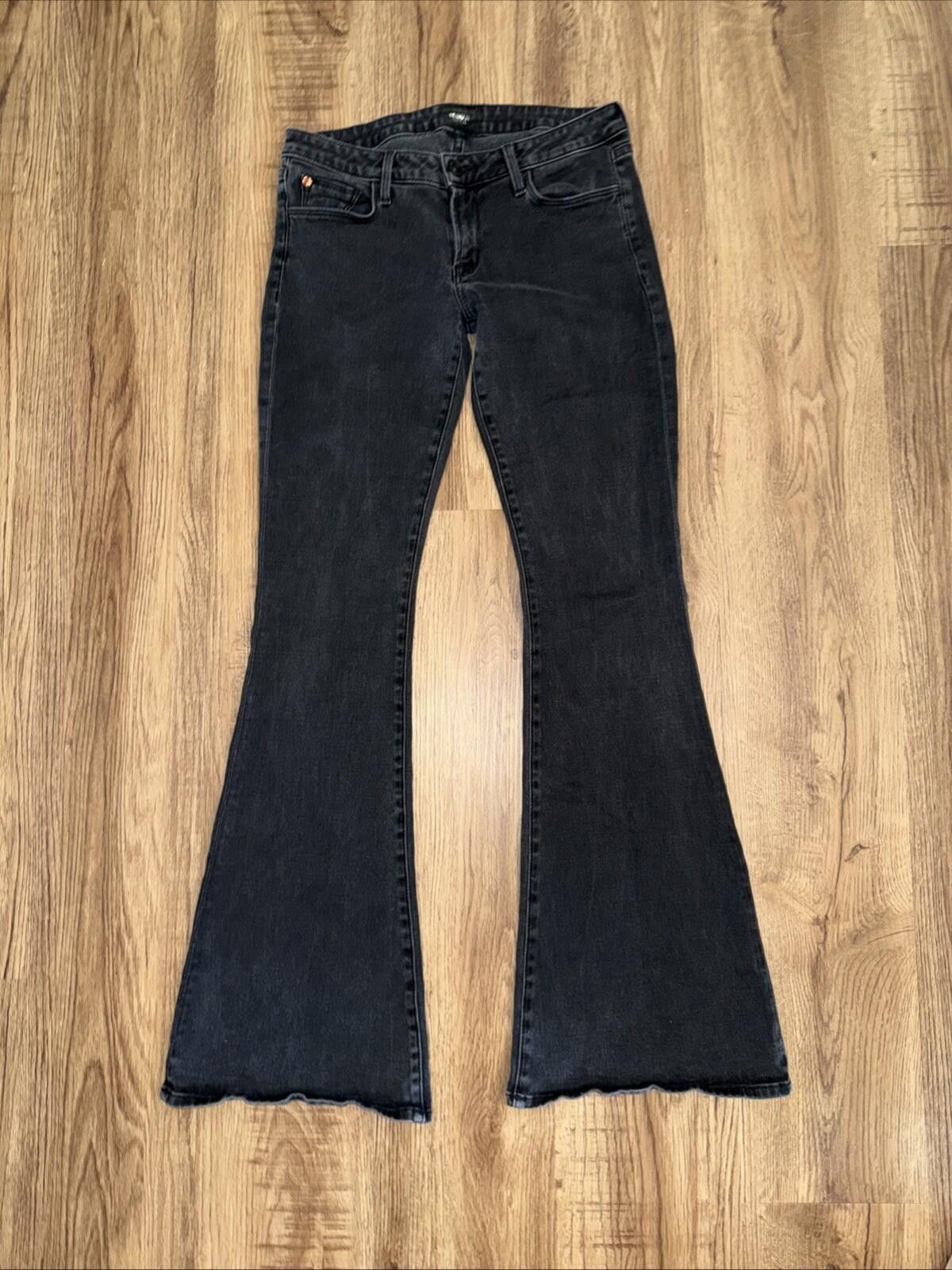 Hudson Hudson Woods Flare Jeans Size 28 Stretch Low Rise Size 28" / US 6 / IT 42 - 2 Thumbnail