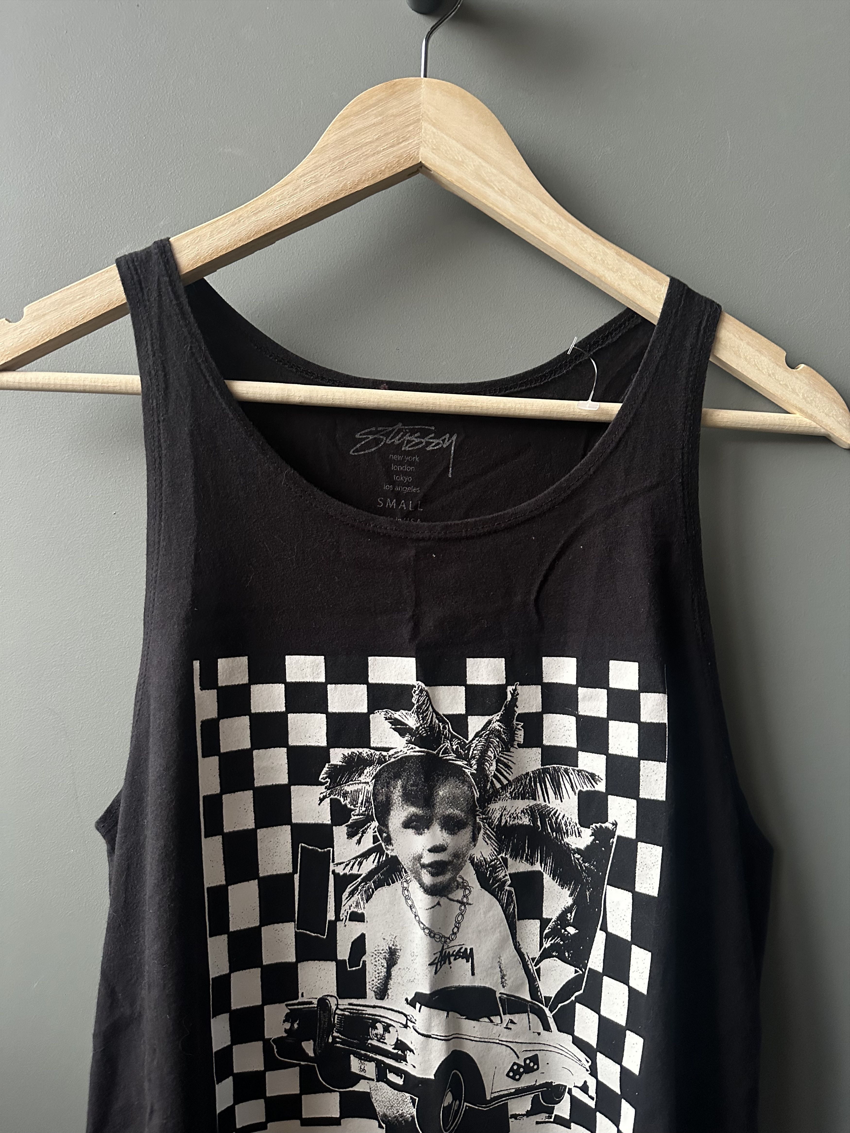 Stussy Stussy Chess Print Sleeveless Size S Size US S / EU 44-46 / 1 - 2 Thumbnail