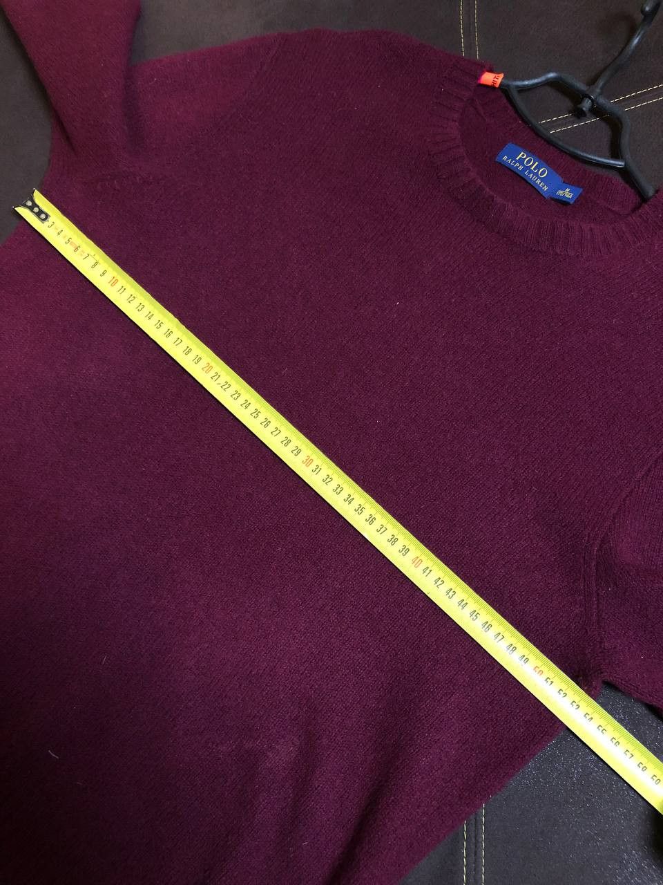 Polo Ralph Lauren Polo RALPH LAUREN JUMPER Burgundy Wool Sweater Size US M / EU 48-50 / 2 - 5 Thumbnail