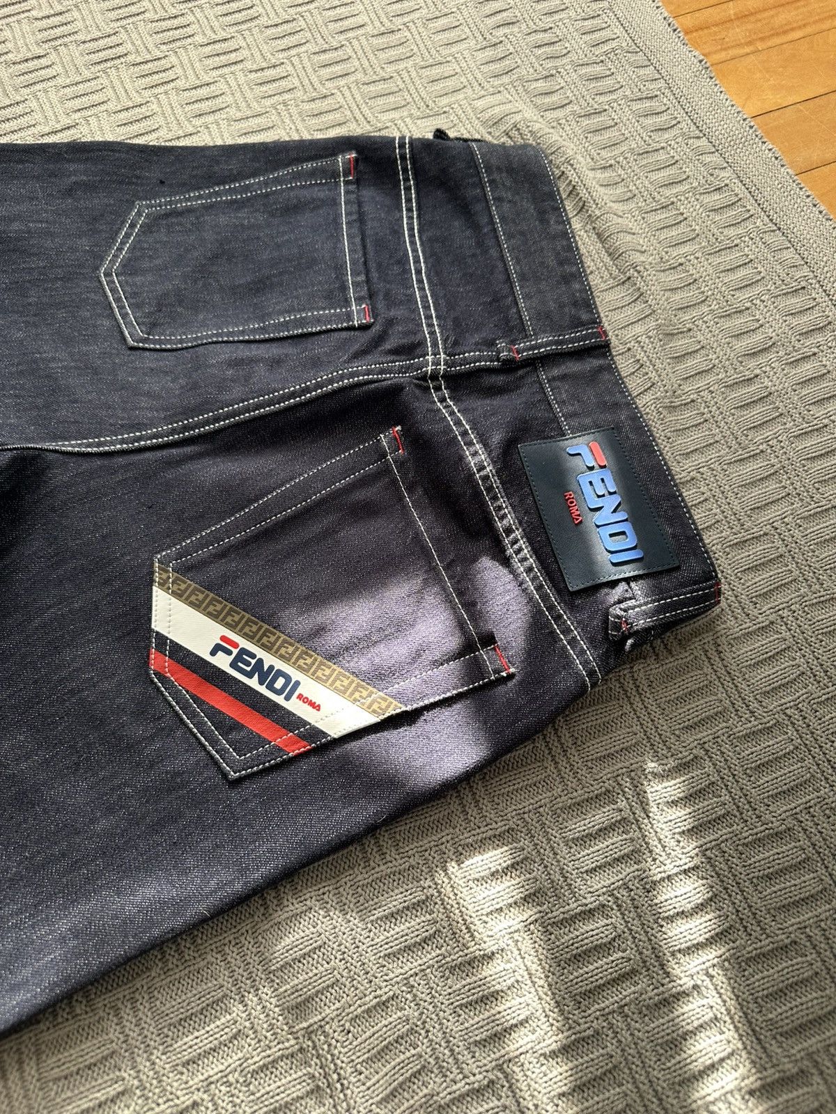 Fendi Fendi × FILA Raw Denim Size US 28 / EU 44 - 3 Thumbnail