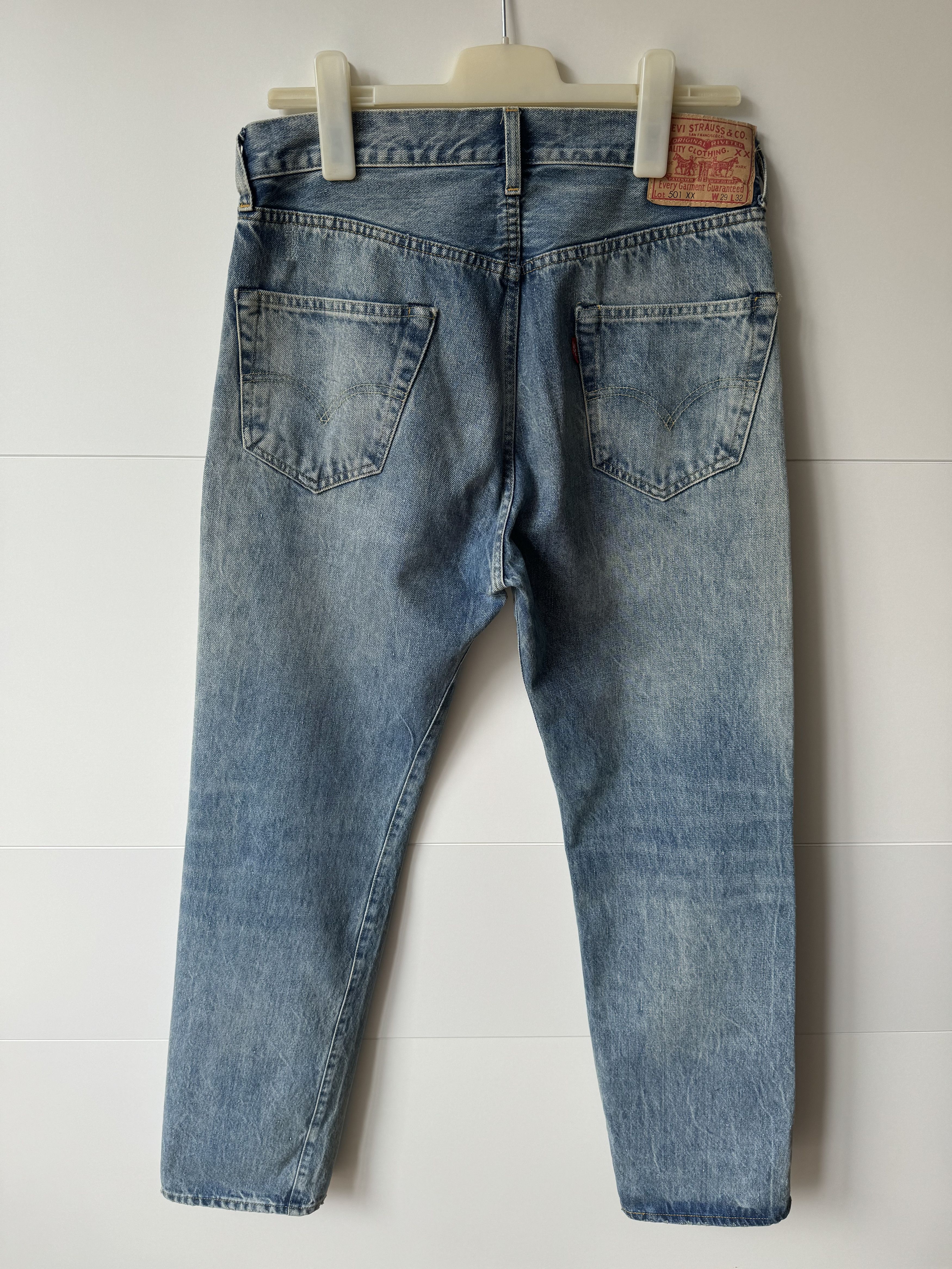 Levi's Vintage Clothing [W29/L32] 1955 501 Jean (Olive You Rock) Size US 30 / EU 46 - 6 Thumbnail