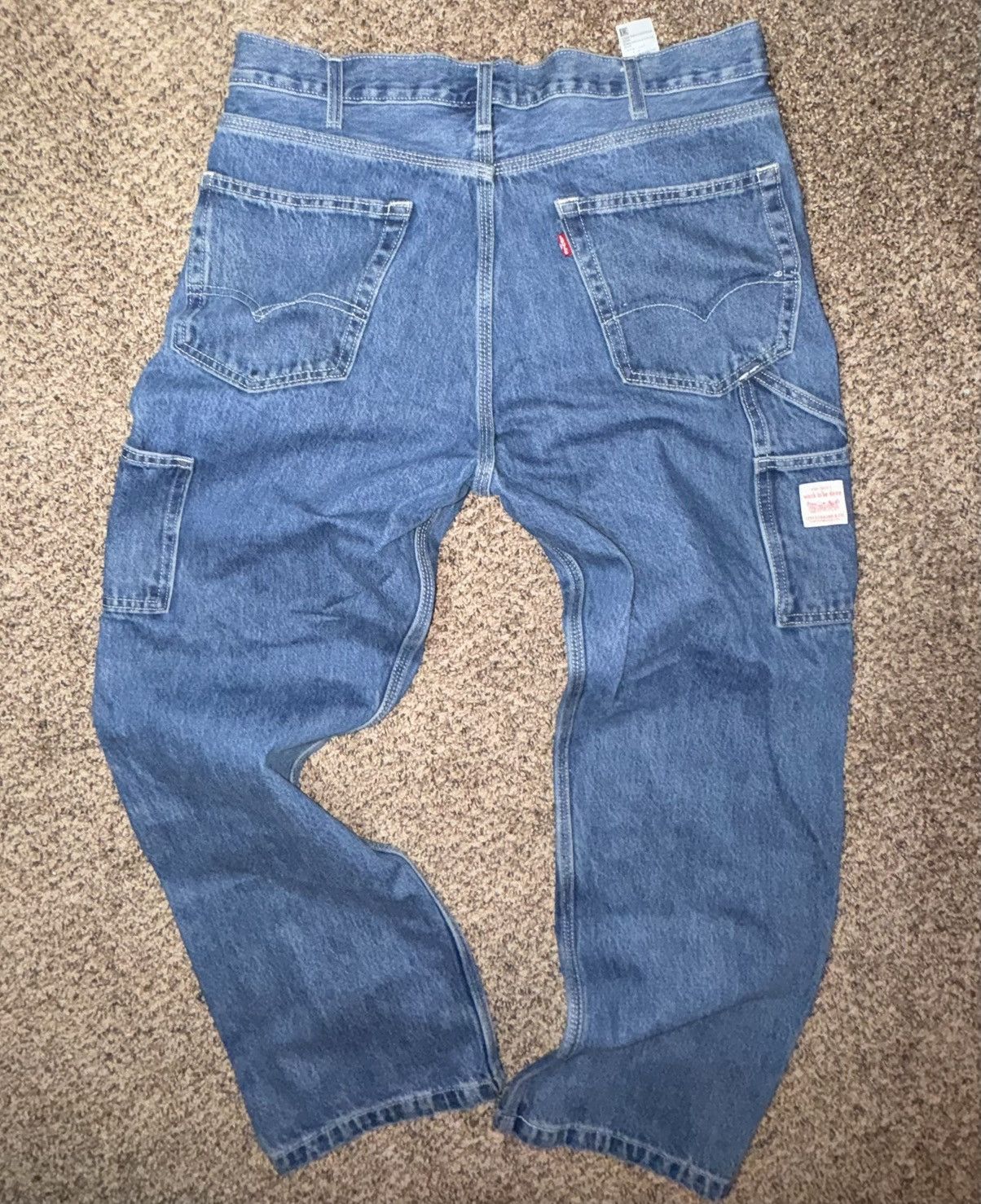 Levi's Levi’s Carpenter Jeans W34 L32 Vintage Style Workwear Denim Size US 34 / EU 50 - 2 Thumbnail