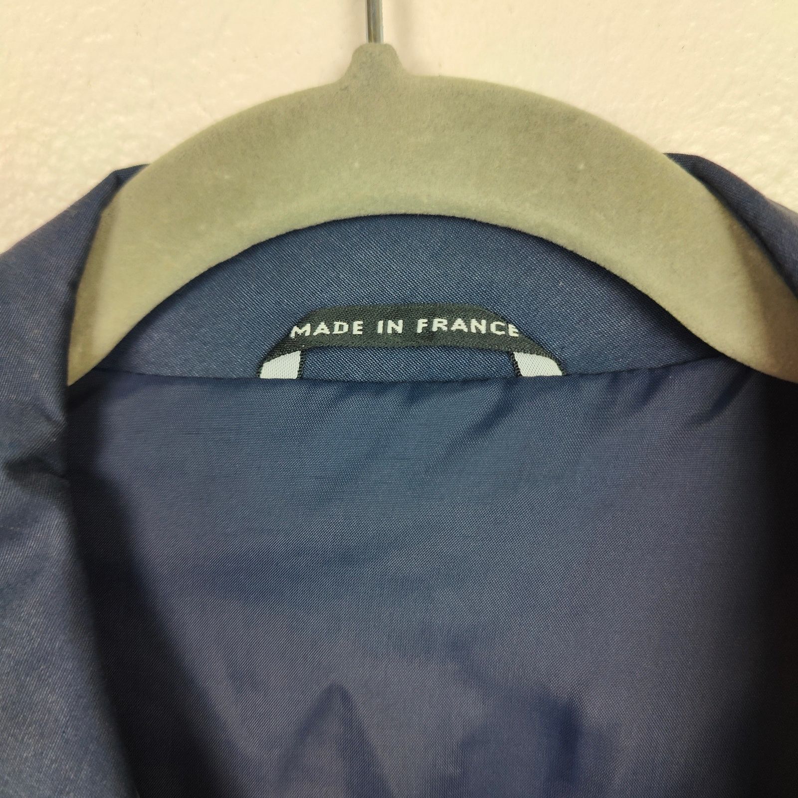 Other Vintage 1960s Akylon Paris Trench Coat Womens 40 US 8 BLue Size M / US 6-8 / IT 42-44 - 7 Thumbnail