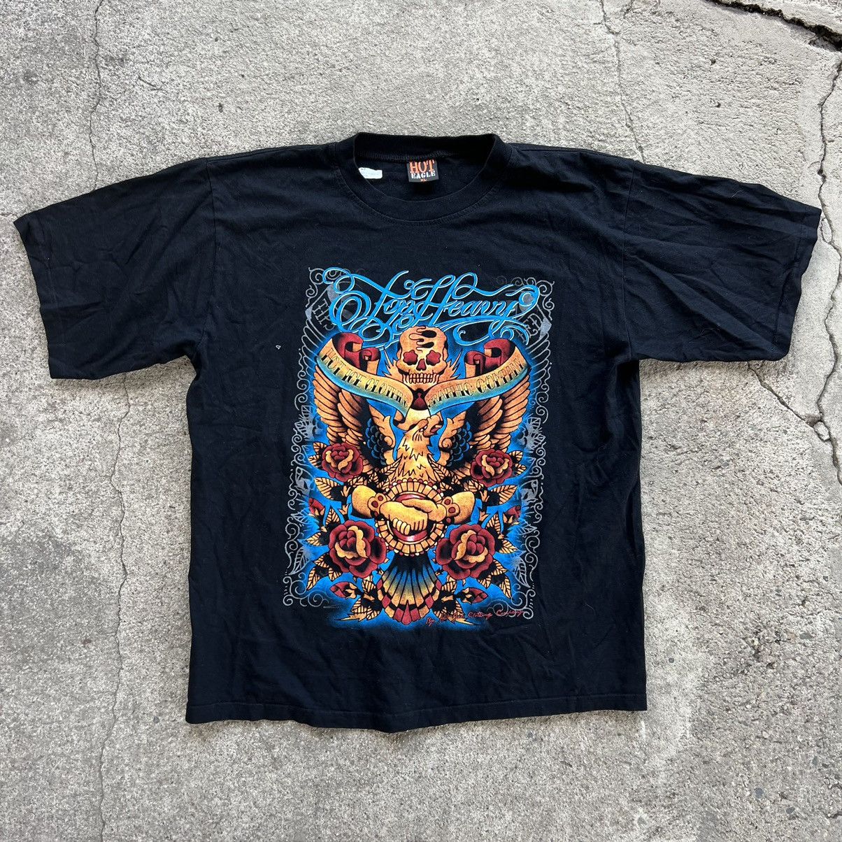 Affliction × Southpole × Vintage Y2K Southpole Affliction Style AOP Graphic Rave Tshirt Size US XL / EU 56 / 4 - 1 Thumbnail