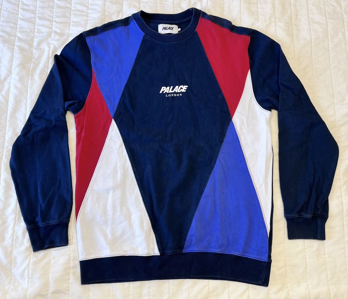 Palace Red White and Blue Palace Sweatshirt Size US L / EU 52-54 / 3 - 1 Thumbnail