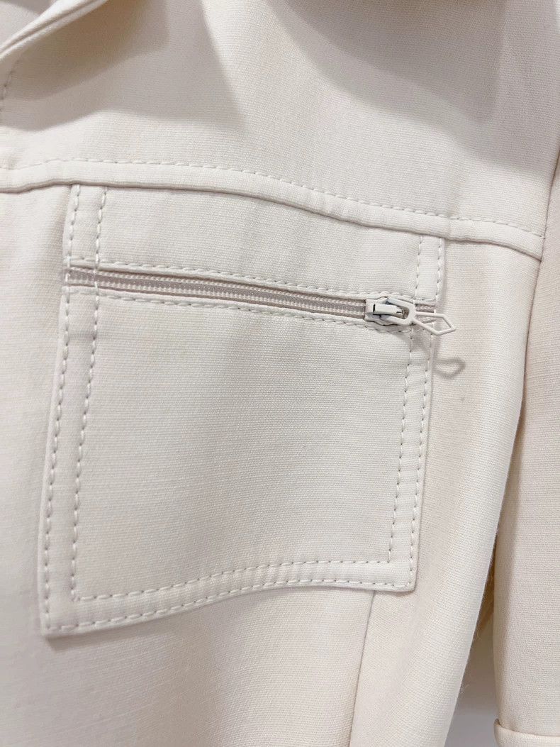 Gucci Gucci Cream-colored workwear-style jumpsuit dress 2504-Next Size XS / US 0-2 / IT 36-38 - 5 Thumbnail