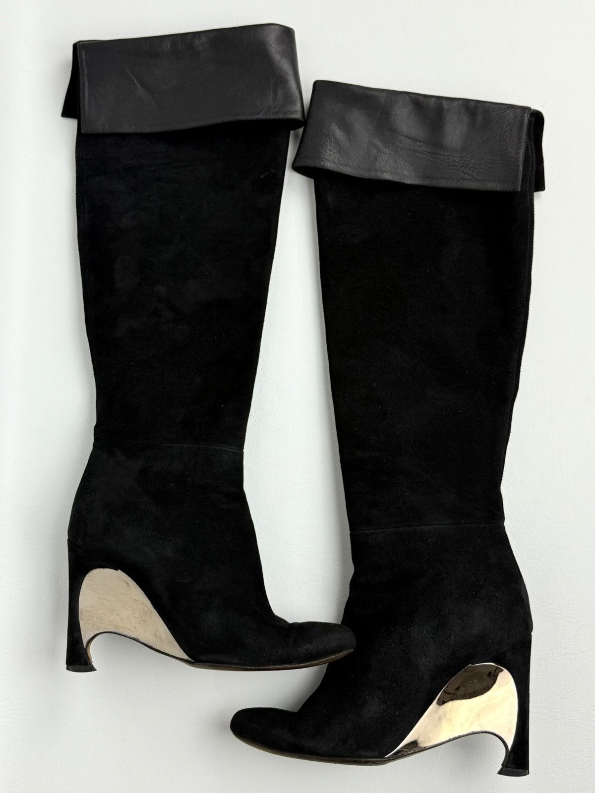 Dior Dior - Raf Simons - AW/2014 - Mirror - Runway - Wedge Boots Size US 6.5 / IT 36.5 - 1 Thumbnail