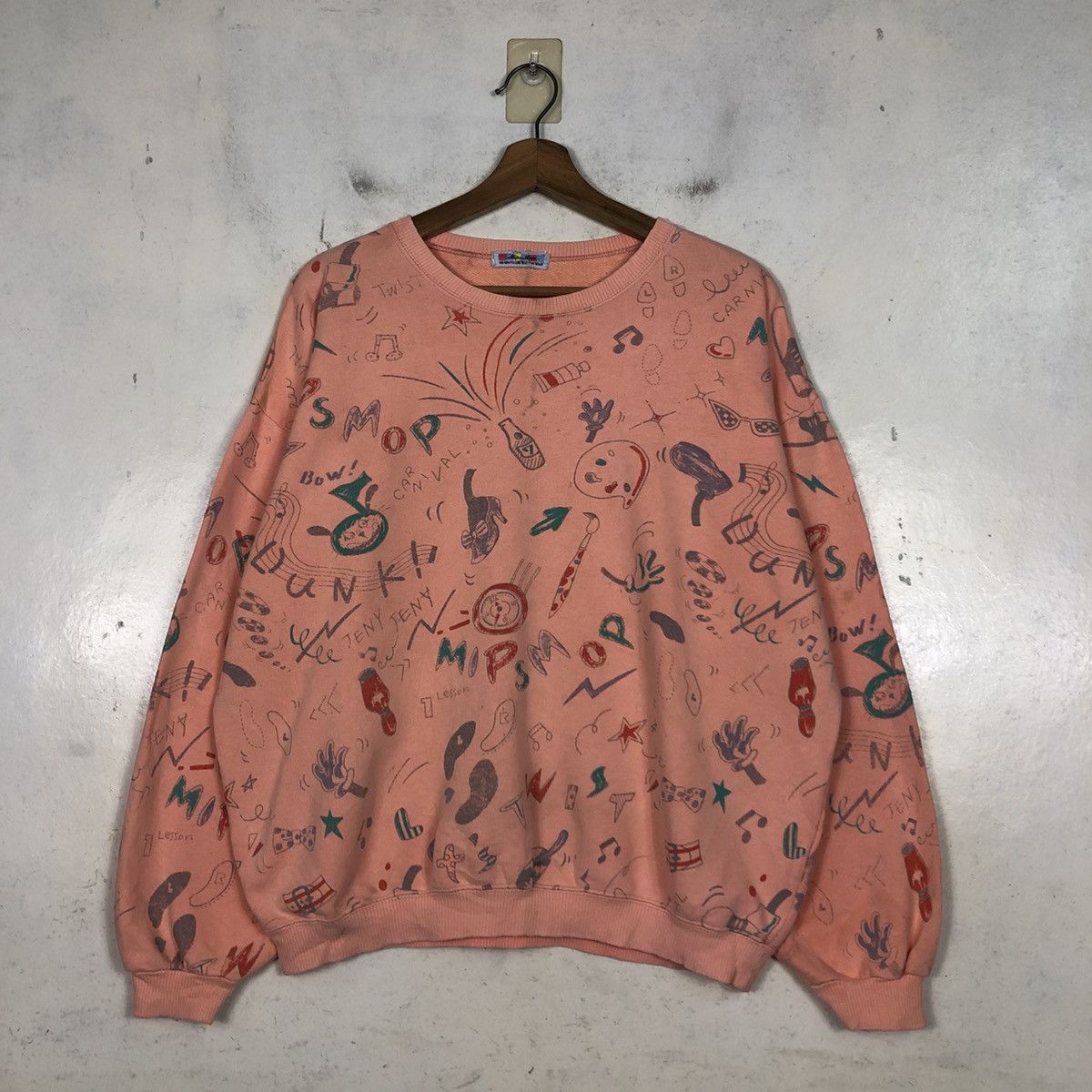 Issey Miyake 📌Vintage Sweatshirt Unbranded Full Print Issey Miyake Size US M / EU 48-50 / 2 - 3 Thumbnail