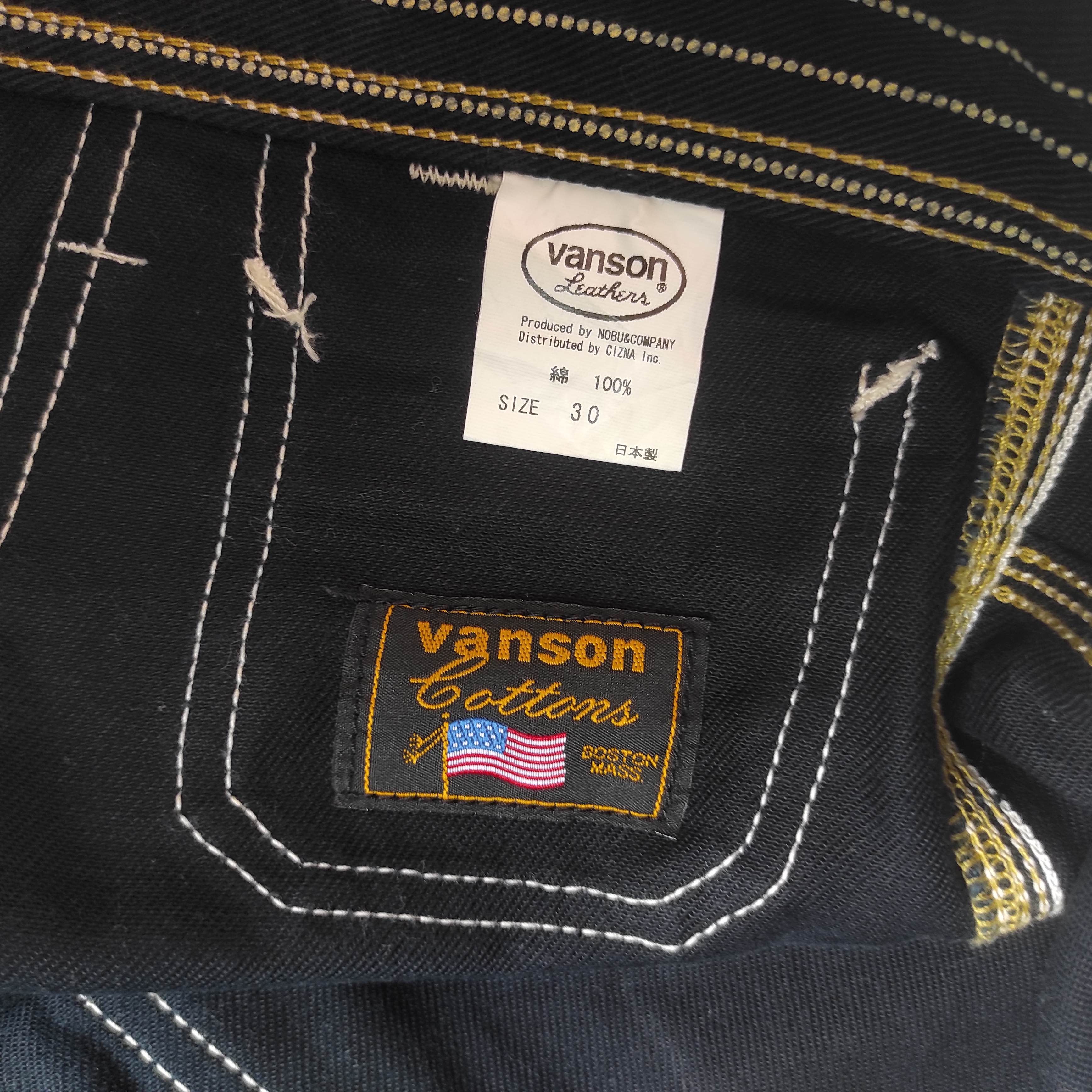 Vanson Leathers Vanson Leather Carpenter Hickory Stripe Pants Size US 30 / EU 46 - 20 Thumbnail