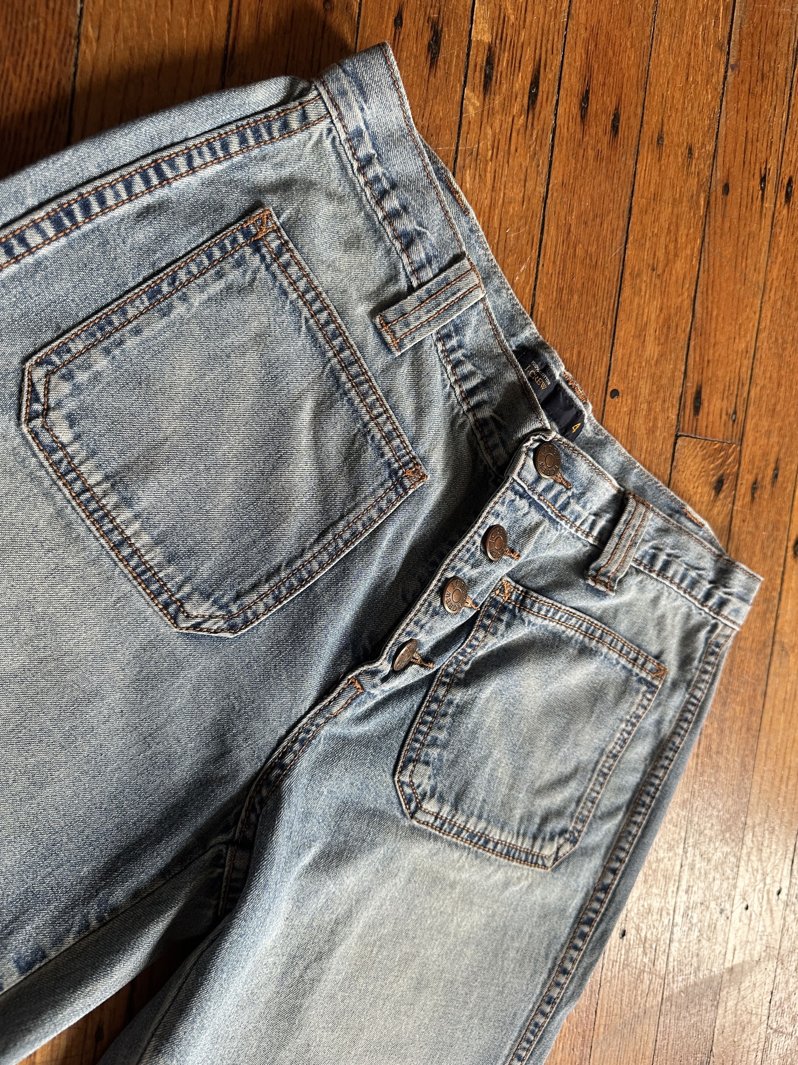 J.Crew Vintage J.Crew low rise front patch pocket jeans wmn's sz 4 Size 25" / US 0 / IT 36 - 5 Thumbnail