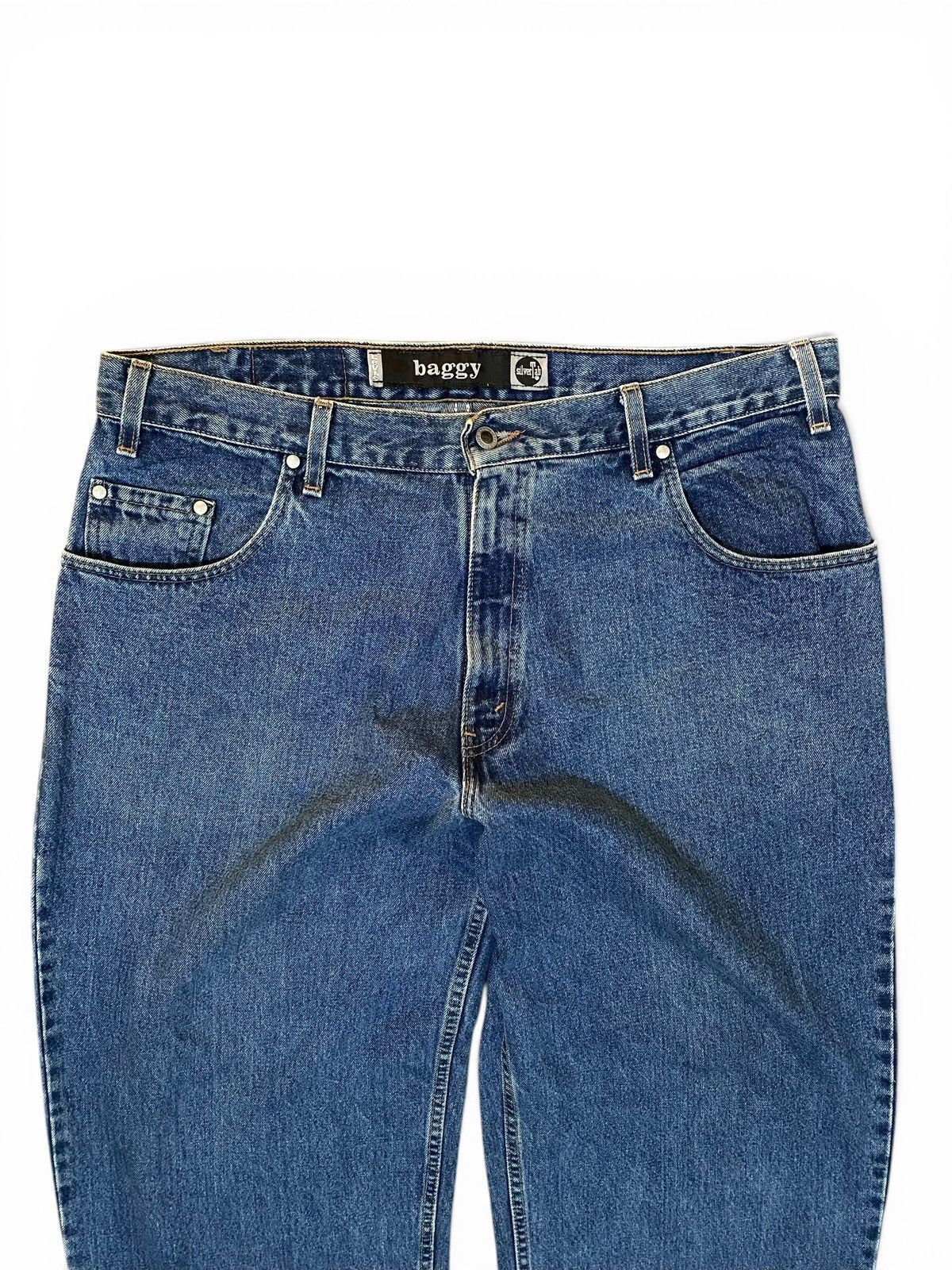 Levi's Vintage 90’s Baggy Levis Silvertab Blue Jeans Size US 38 / EU 54 - 3 Thumbnail