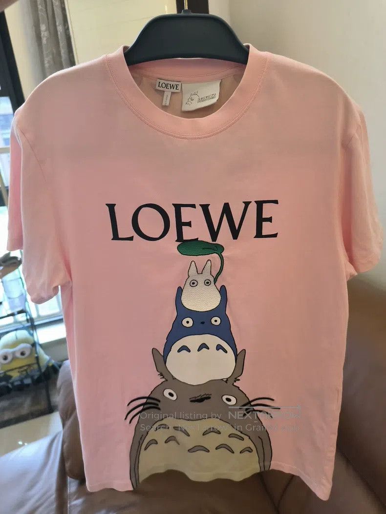 Loewe LOEWE Moomin Embroidered Logo Ribbed Short Sleeve T-Shirt, Size US S / EU 44-46 / 1 - 3 Thumbnail
